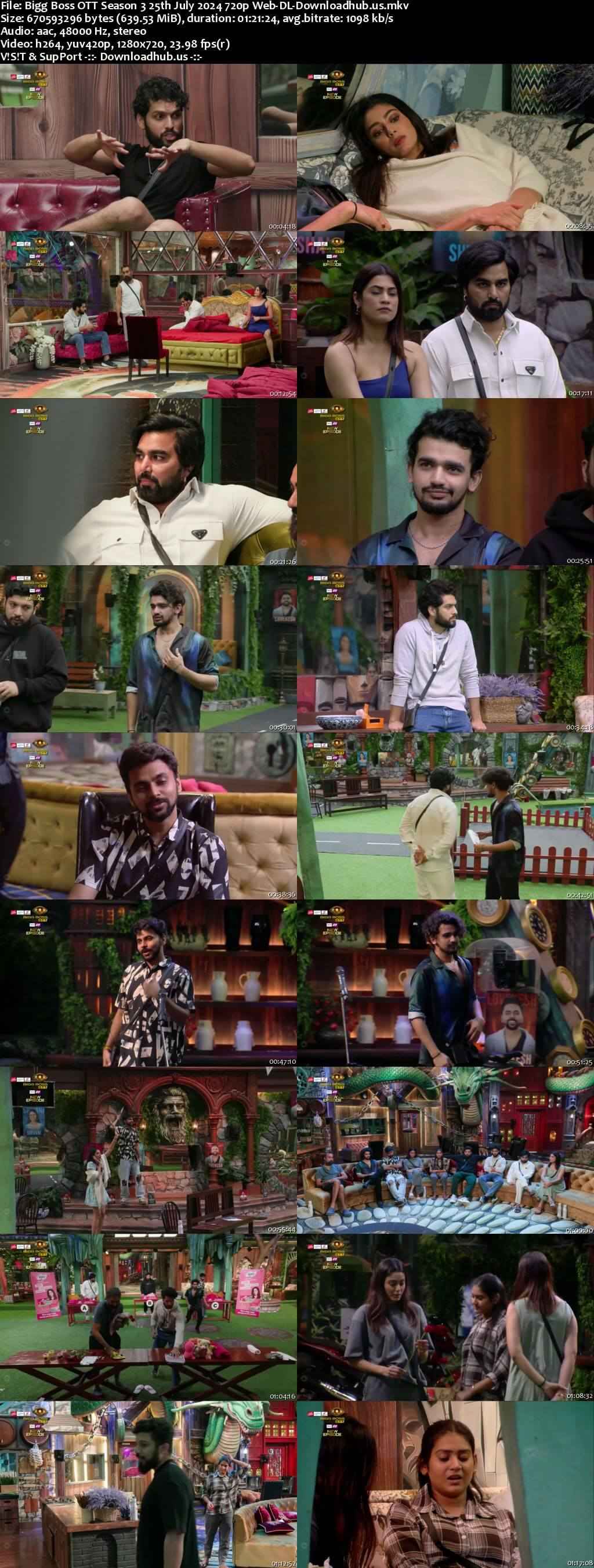 Bigg Boss OTT Season 3 25 July 2024 Episode 35 Web-DL 720p 480p