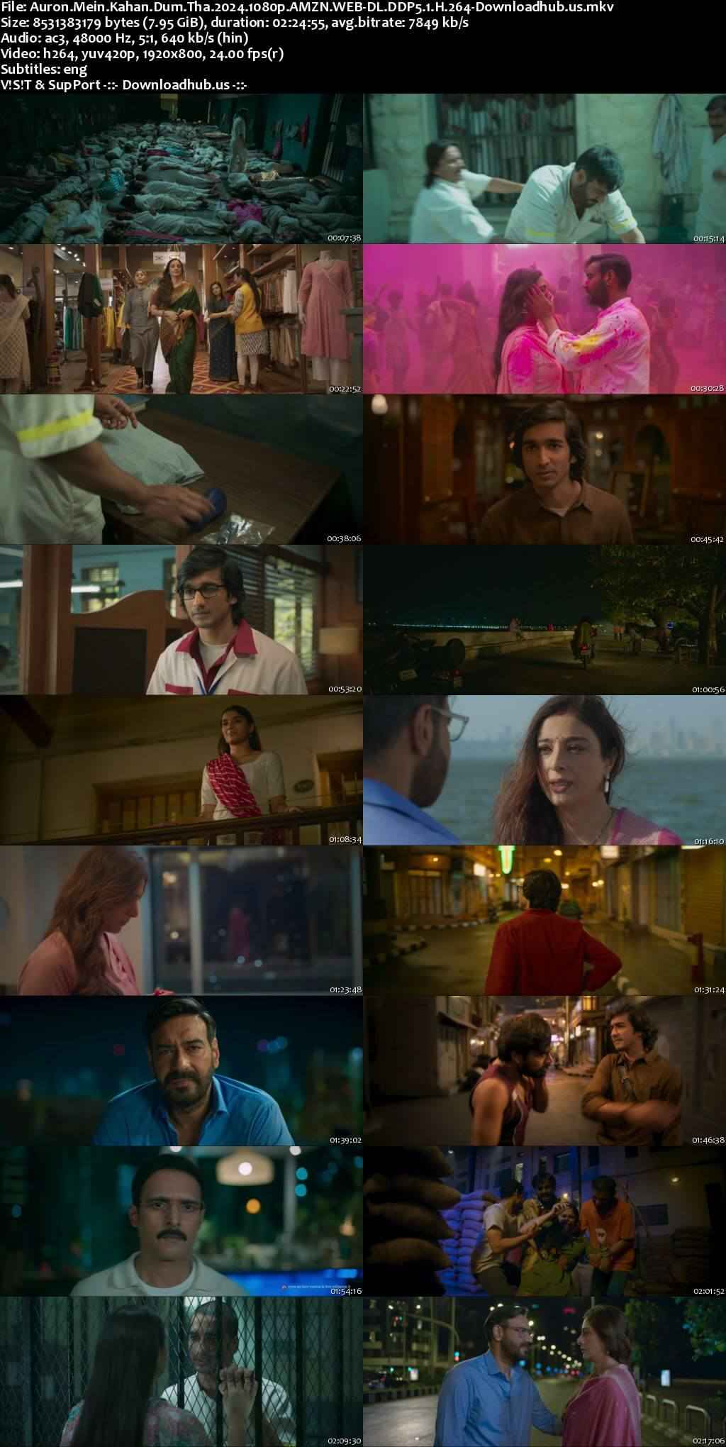Auron Mein Kahan Dum Tha 2024 Hindi Movie DD5.1 4k 1080p 720p 480p HDRip ESubs x264 HEVC Auron Mein Kahan Dum Tha 2024 Hindi Movie DD5.1 4k 1080p 720p 480p HDRip ESubs x264 HEVC