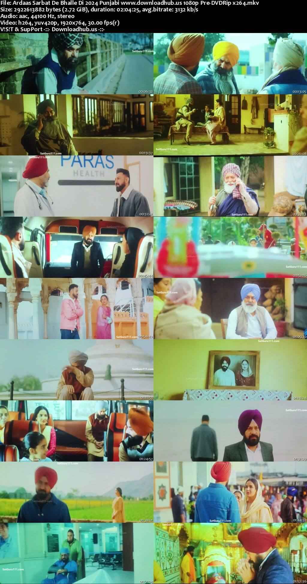 Ardaas Sarbat De Bhalle Di 2024 Punjabi Movie 1080p 720p 480p Pre-DVDRip x264