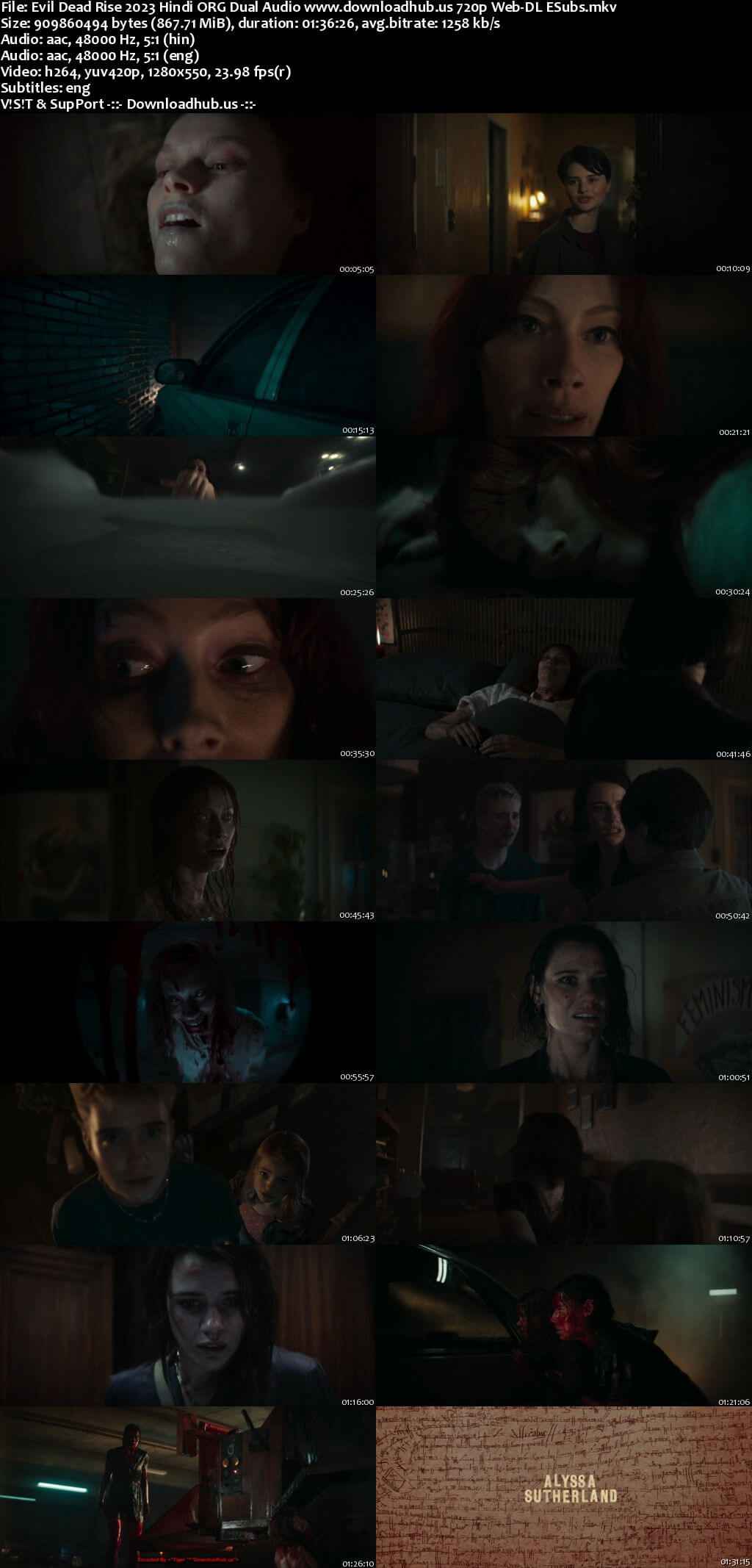 Evil Dead Rise 2023 Hindi ORG Dual Audio Movie DD5.1 4k 1080p 720p 480p Web-DL ESubs x264 HEVC Evil Dead Rise 2023 Hindi ORG Dual Audio Movie DD5.1 4k 1080p 720p 480p Web-DL ESubs x264 HEVC