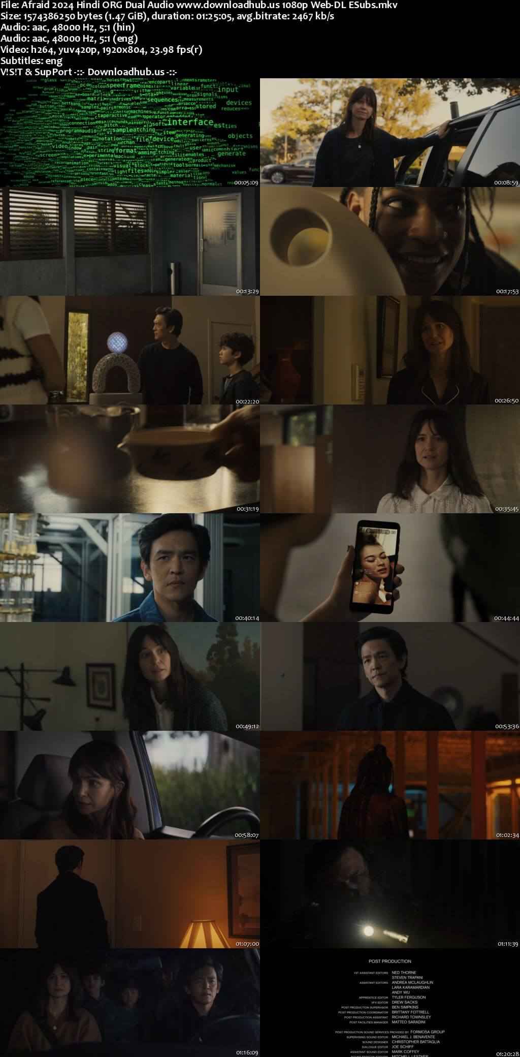 Afraid 2024 Hindi ORG Dual Audio Movie DD5.1 4k 1080p 720p 480p Web-DL ESubs x264 HEVC Afraid 2024 Hindi ORG Dual Audio Movie DD5.1 4k 1080p 720p 480p Web-DL ESubs x264 HEVC