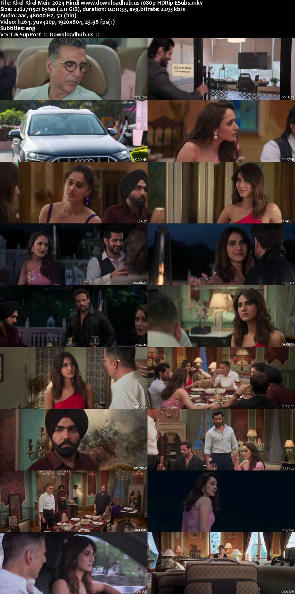 Khel Khel Mein 2024 Hindi Movie DD5.1 1080p 720p 480p HDRip ESubs x264 HEVC Khel Khel Mein 2024 Hindi Movie DD5.1 1080p 720p 480p HDRip ESubs x264 HEVC