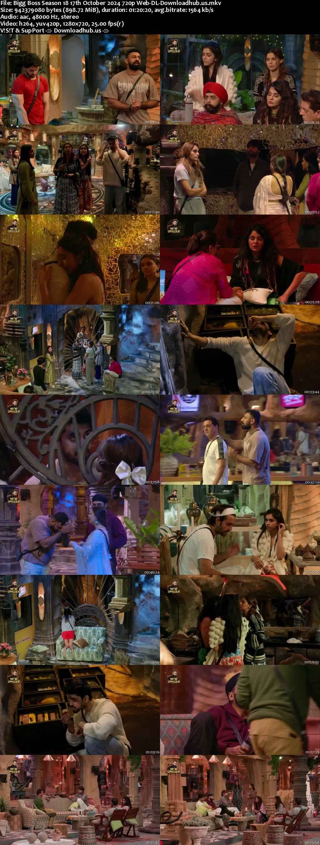 Bigg Boss Season 18 17 October 2024 Episode 12 Web-DL 720p 480p