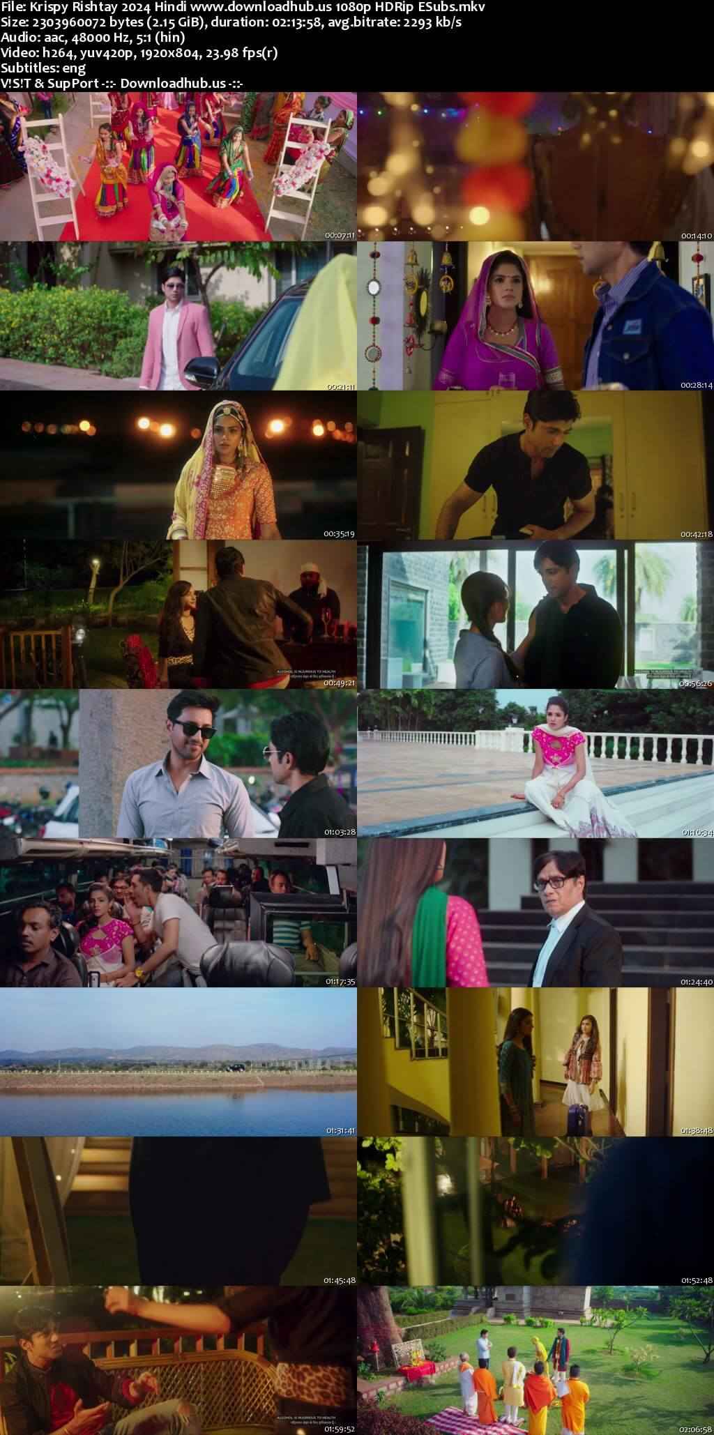Krispy Rishtay 2024 Hindi Movie DD5.1 4k 1080p 720p 480p HDRip ESubs x264 HEVC