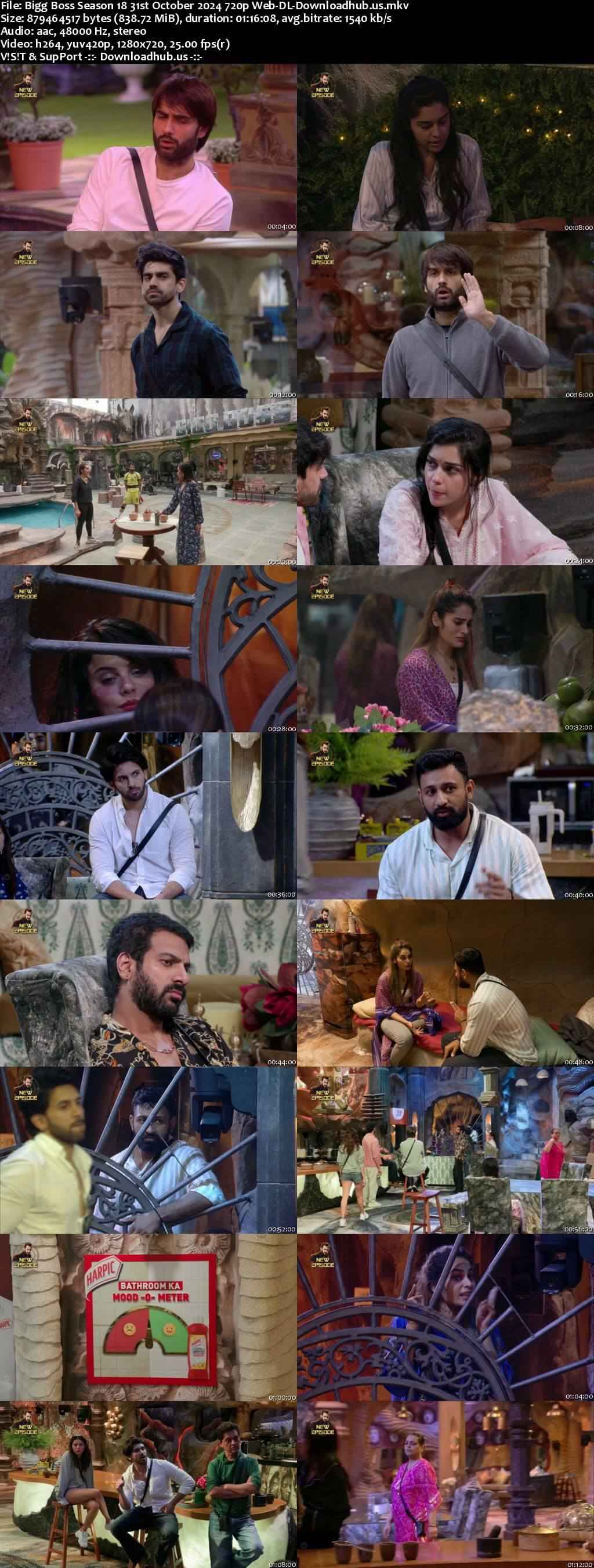 Bigg Boss Season 18 31 October 2024 Episode 26 Web-DL 720p 480p Bigg Boss Season 18 31 October 2024 Episode 26 Web-DL 720p 480p