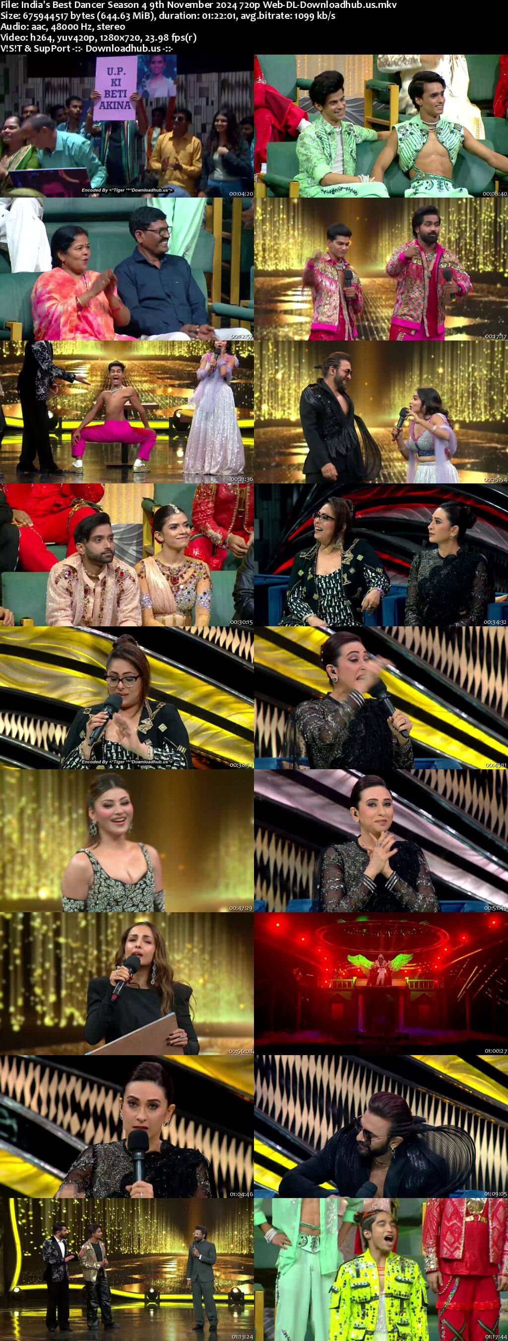 India's Best Dancer Season 4 9 November 2024 Episode 35 Web-DL 720p 480p