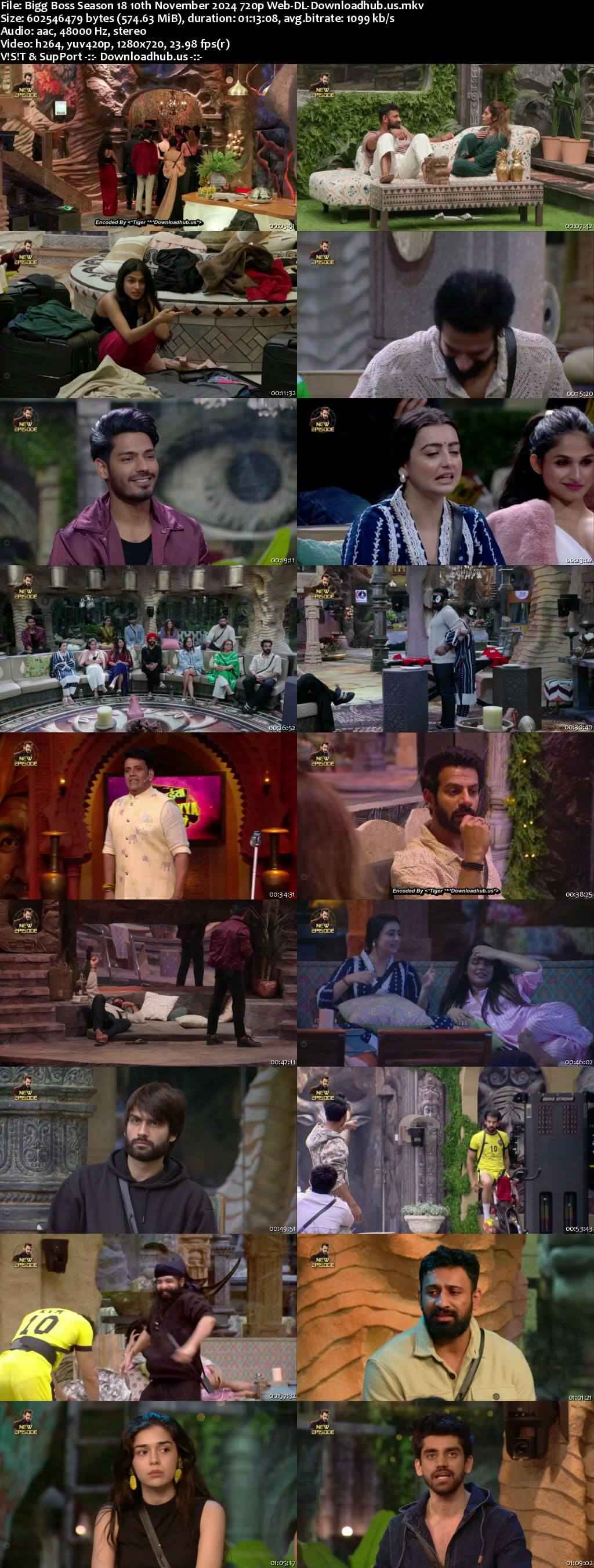 Bigg Boss Season 18 10 November 2024 Episode 36 Web-DL 720p 480p