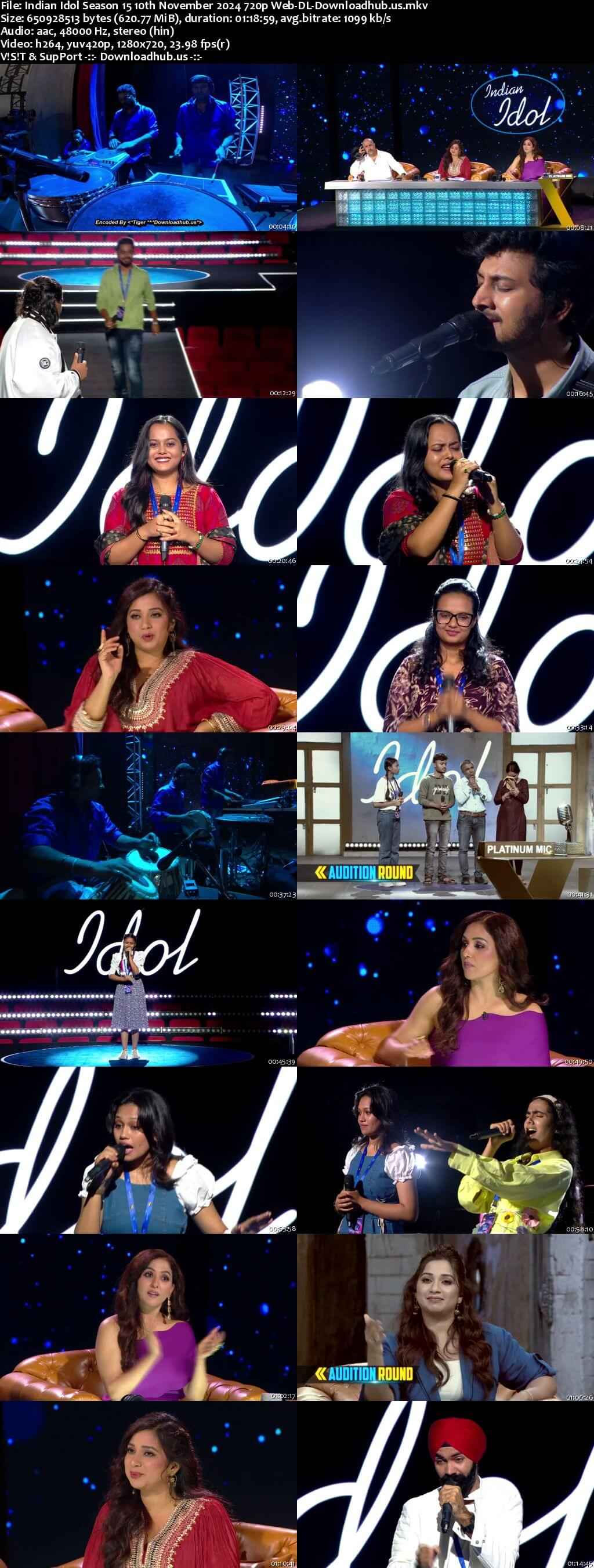 Indian Idol Season 15 10 November 2024 Episode 6 Web-DL 720p 480p