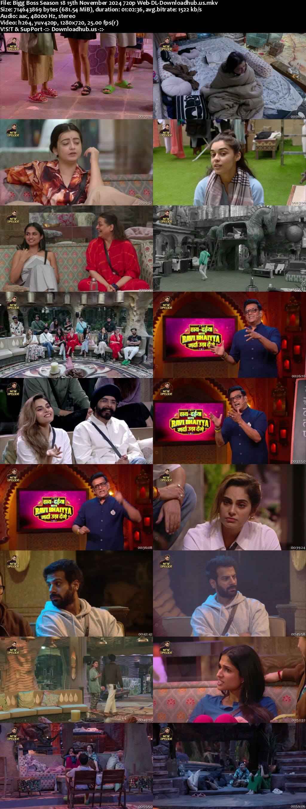 Bigg Boss Season 18 21 November 2024 Episode 41 Web-DL 720p 480p