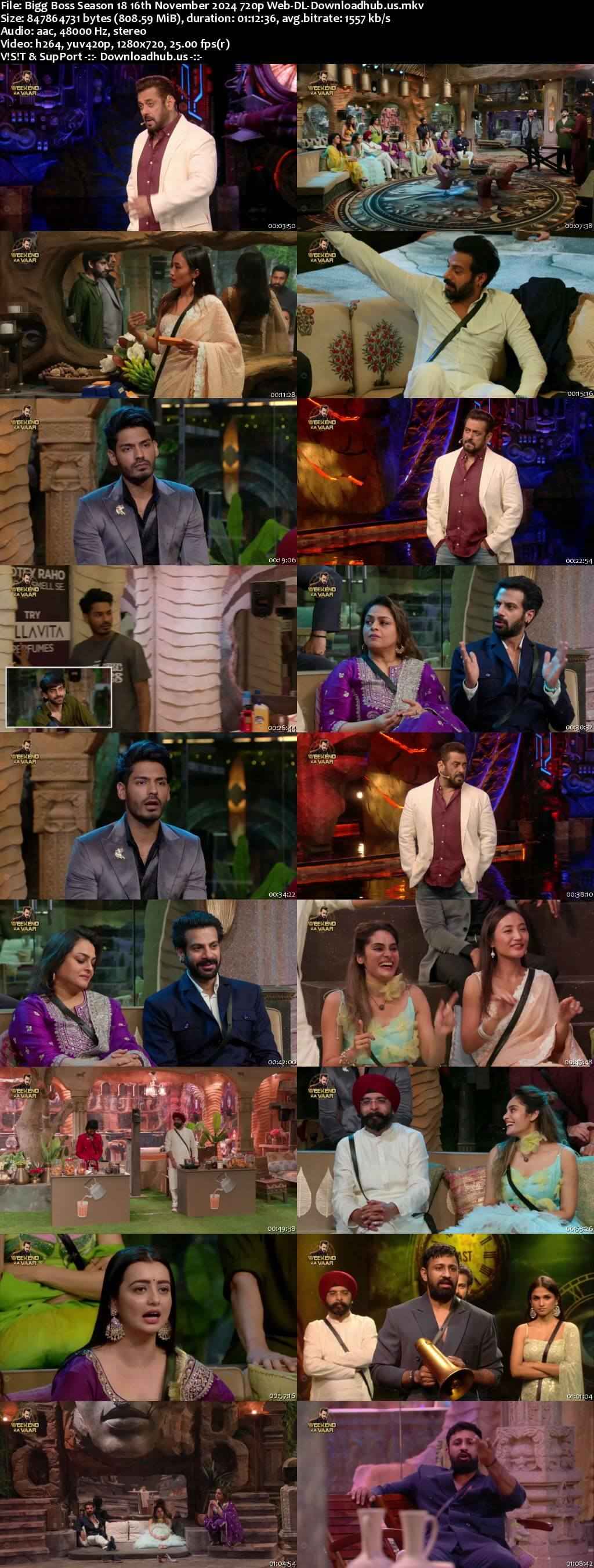 Bigg Boss Season 18 16 November 2024 Episode 42 Web-DL 720p 480p Bigg Boss Season 18 16 November 2024 Episode 42 Web-DL 720p 480p