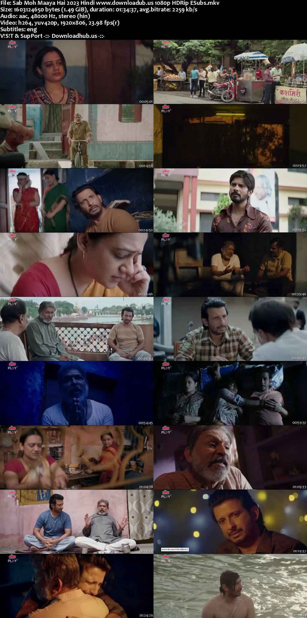 Sab Moh Maaya Hai 2023 Hindi Movie DD2.0 1080p 720p 480p HDRip ESubs x264 HEVC