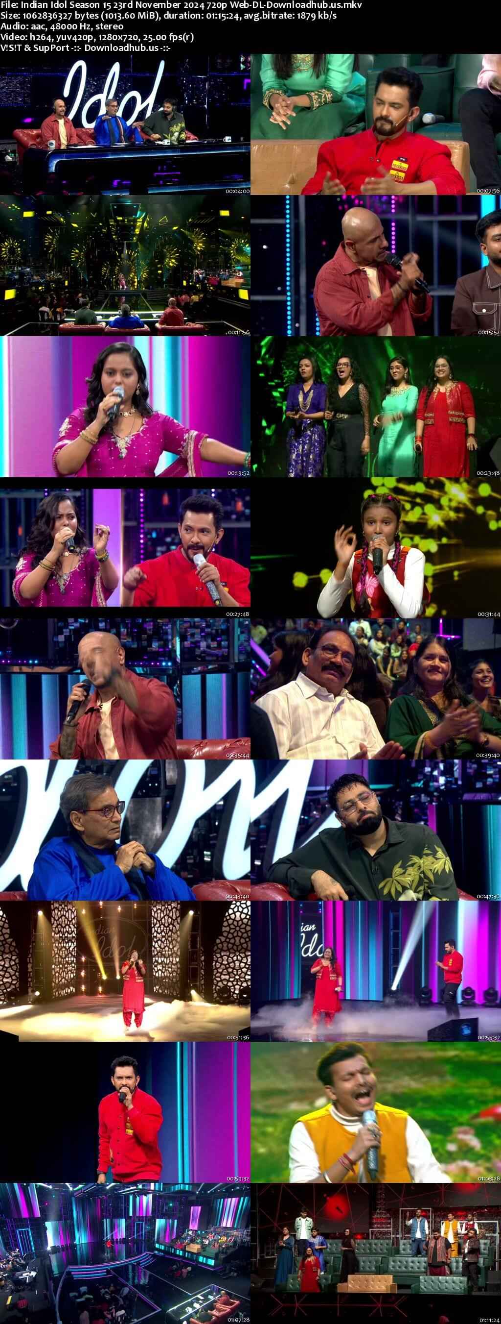 Indian Idol Season 15 23 November 2024 Episode 9 Web-DL 720p 480p