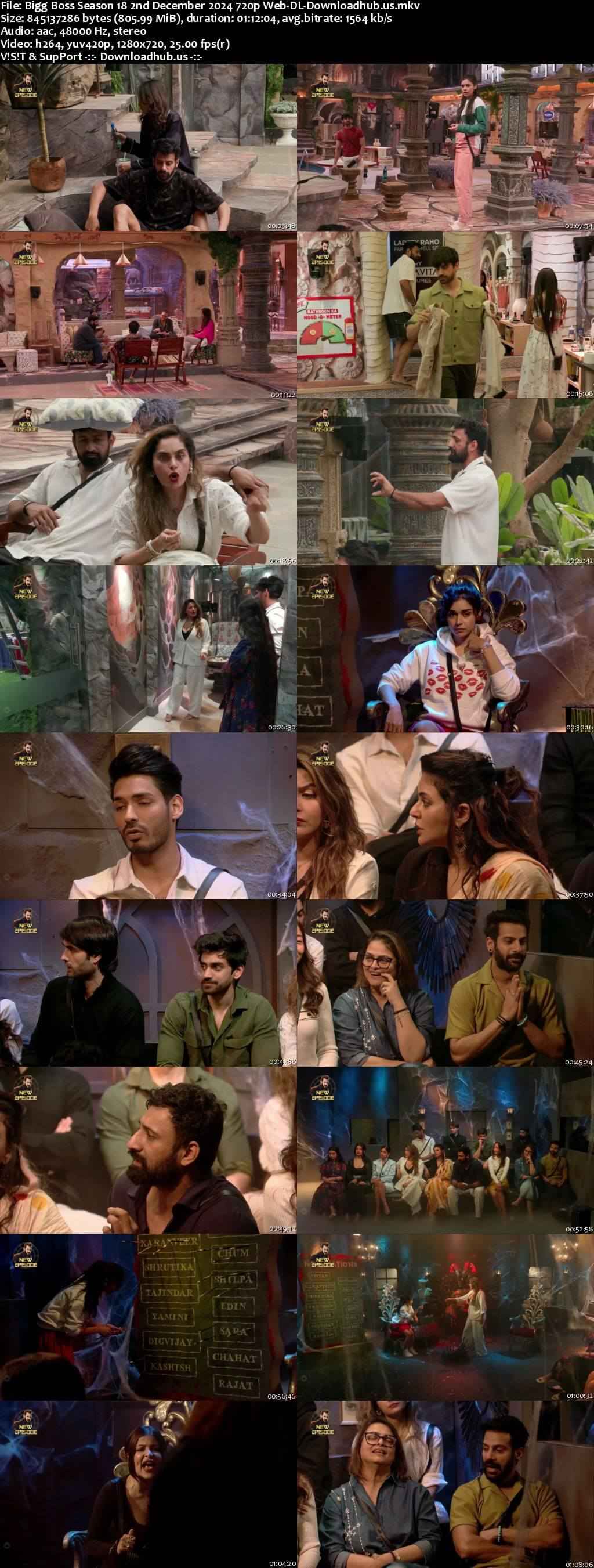 Bigg Boss Season 18 2 December 2024 Episode 58 Web-DL 720p 480p Bigg Boss Season 18 2 December 2024 Episode 58 Web-DL 720p 480p