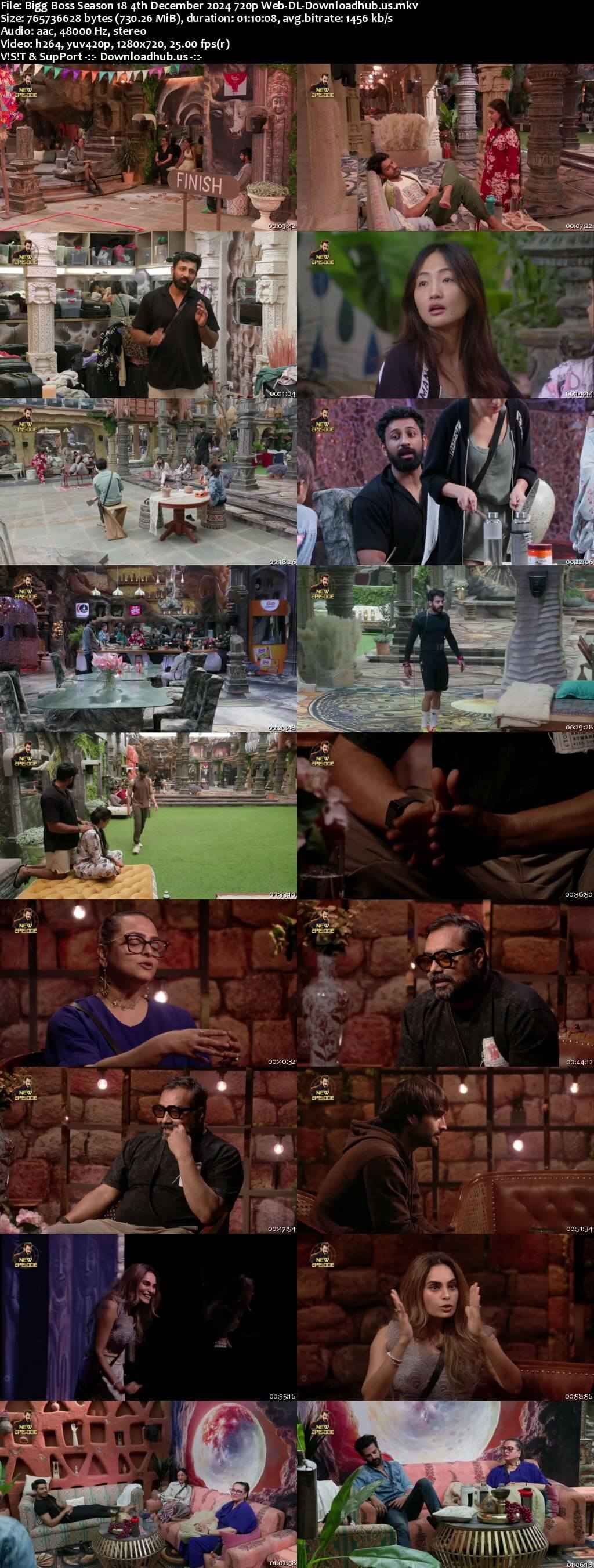 Bigg Boss Season 18 4 December 2024 Episode 60 Web-DL 720p 480p