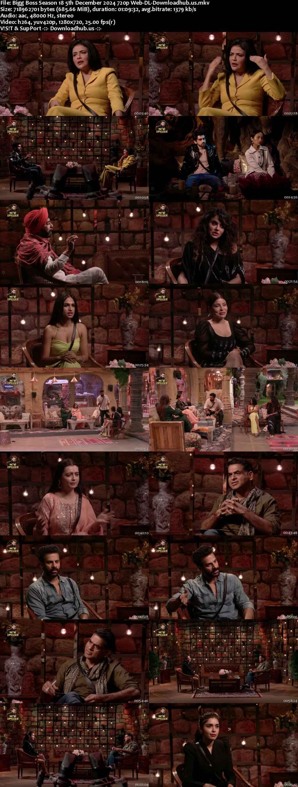 Bigg Boss Season 18 5 December 2024 Episode 61 Web-DL 720p 480p Bigg Boss Season 18 5 December 2024 Episode 61 Web-DL 720p 480p