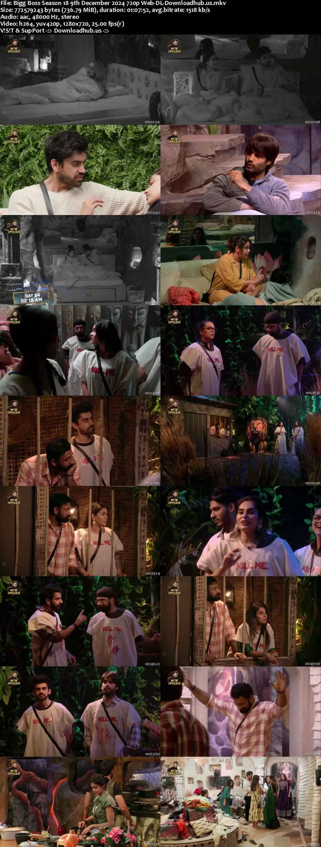 Bigg Boss Season 18 9 December 2024 Episode 65 Web-DL 720p 480p Bigg Boss Season 18 9 December 2024 Episode 65 Web-DL 720p 480p