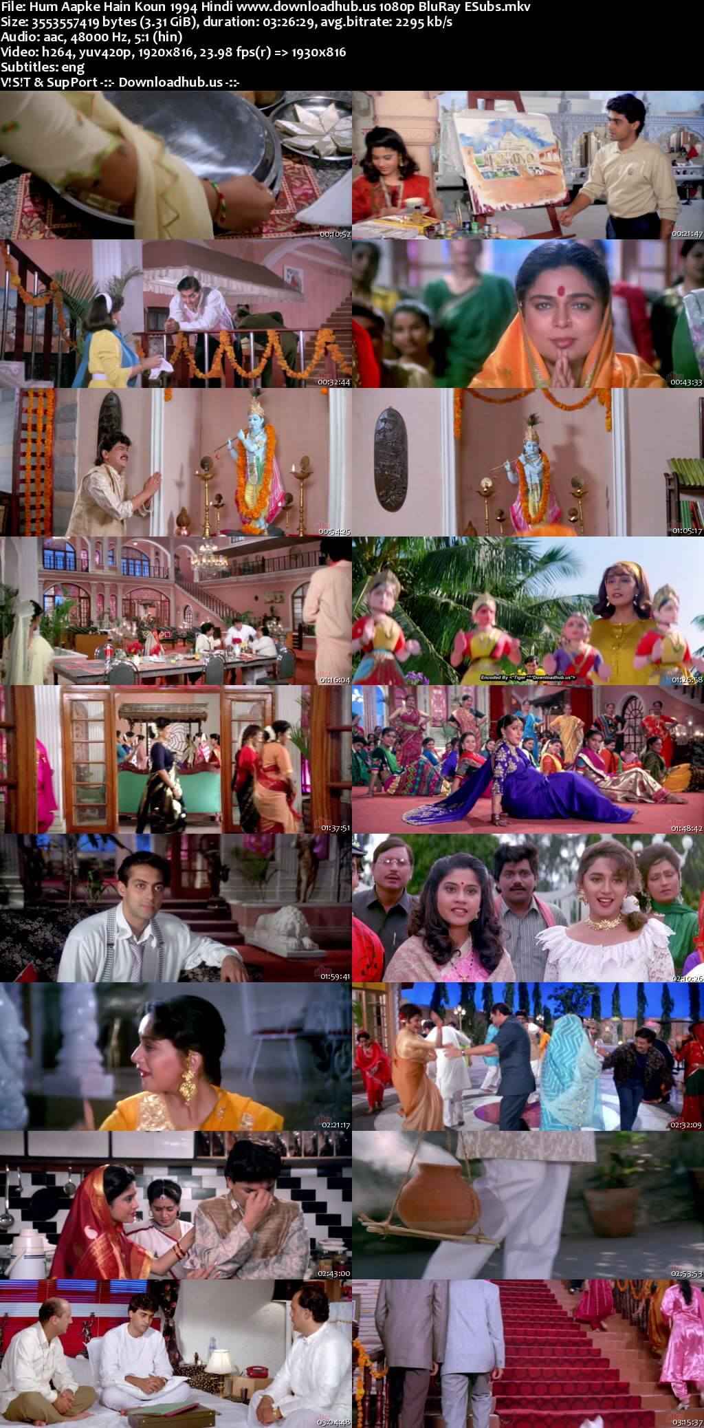 Hum Aapke Hain Koun...! 1994 Hindi Movie DD5.1 1080p 720p 480p BluRay ESubs x264 HEVC