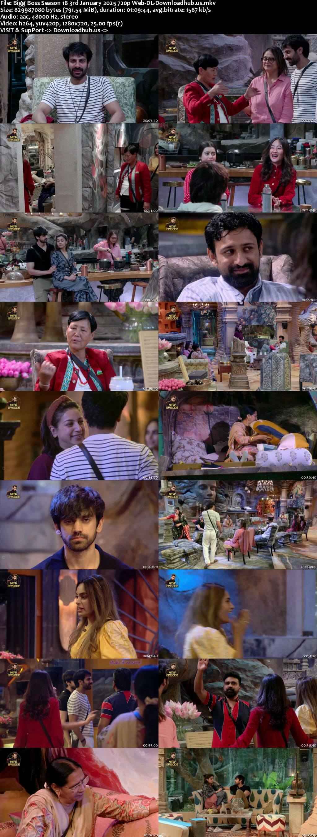 Bigg Boss Season 18 3 January 2025 Episode 90 Web-DL 720p 480p