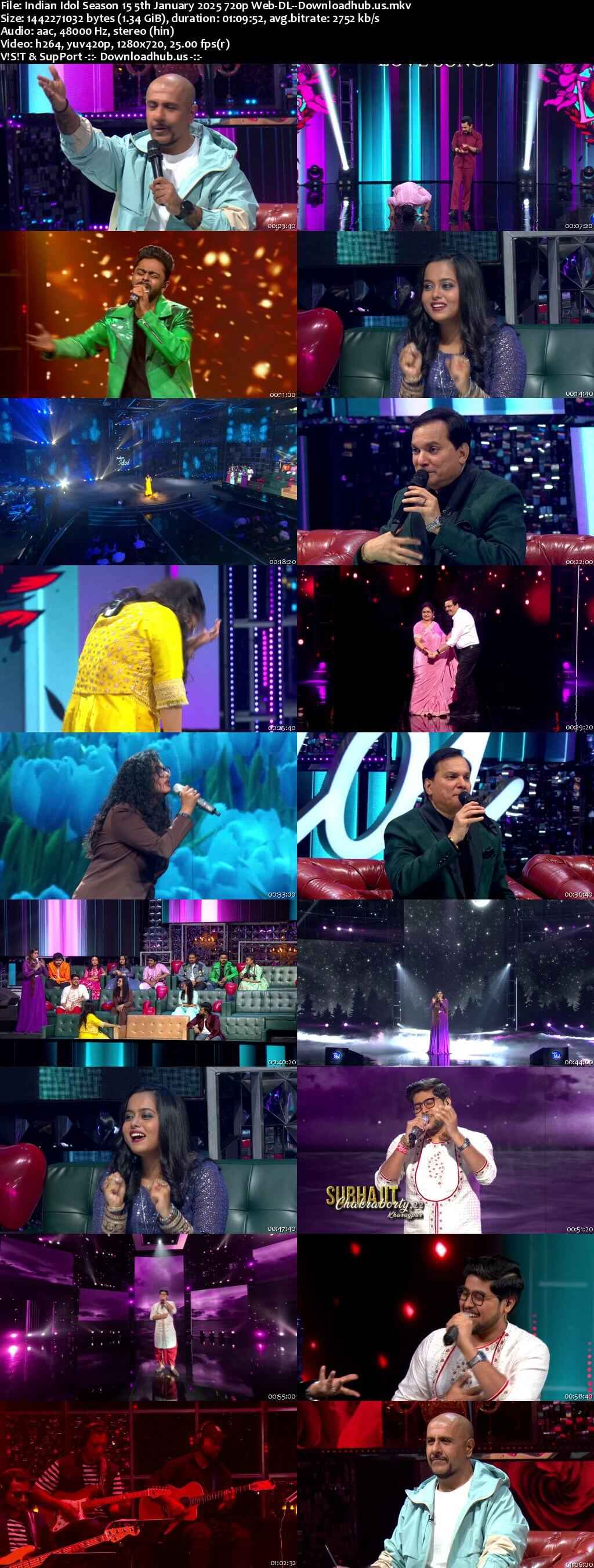 Indian Idol Season 15 5 January 2025 Episode 22 Web-DL 720p 480p Indian Idol Season 15 5 January 2025 Episode 22 Web-DL 720p 480p