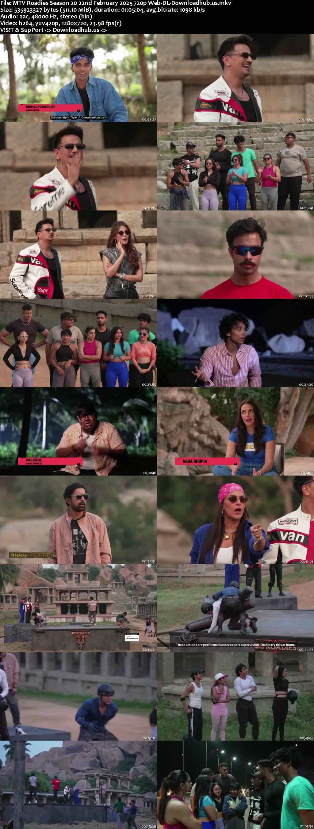 MTV Roadies Season 20 22 February 2025 Episode 13 Web-DL 720p 480p