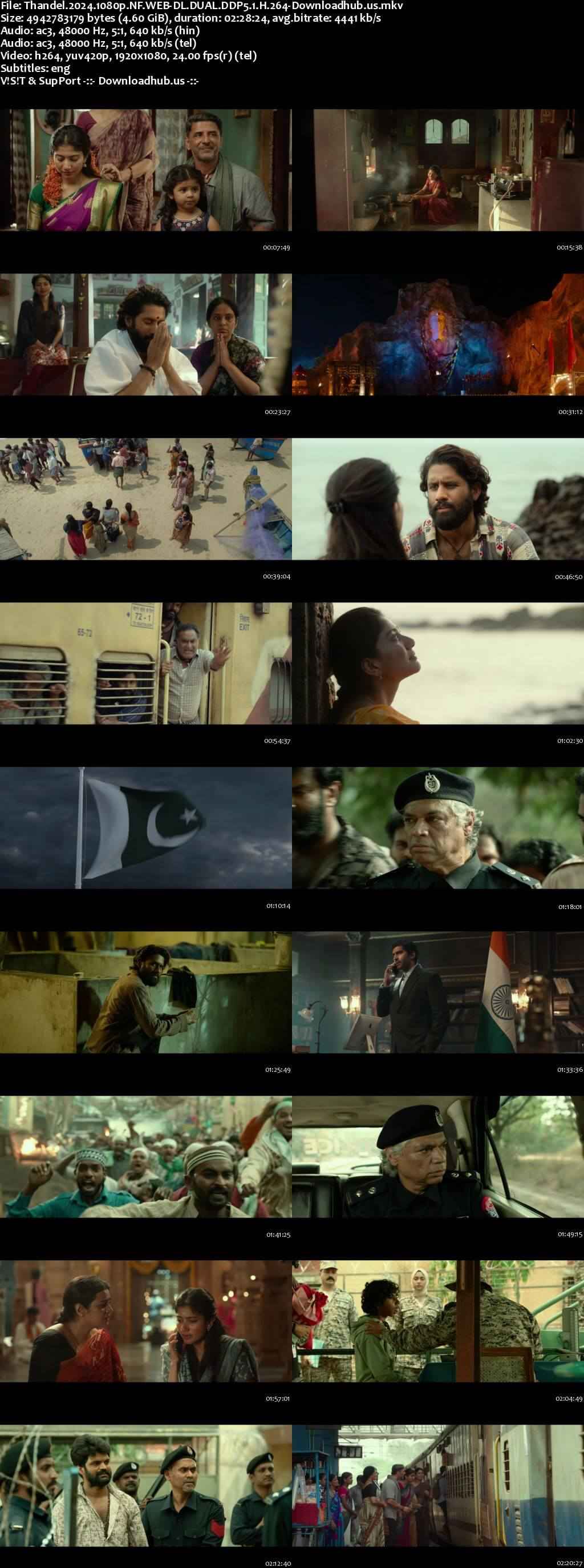 Thandel 2025 Hindi ORG Dual Audio Movie DD5.1 1080p 720p 480p UNCUT HDRip x264 HEVC Thandel 2025 Hindi ORG Dual Audio Movie DD5.1 1080p 720p 480p UNCUT HDRip x264 HEVC