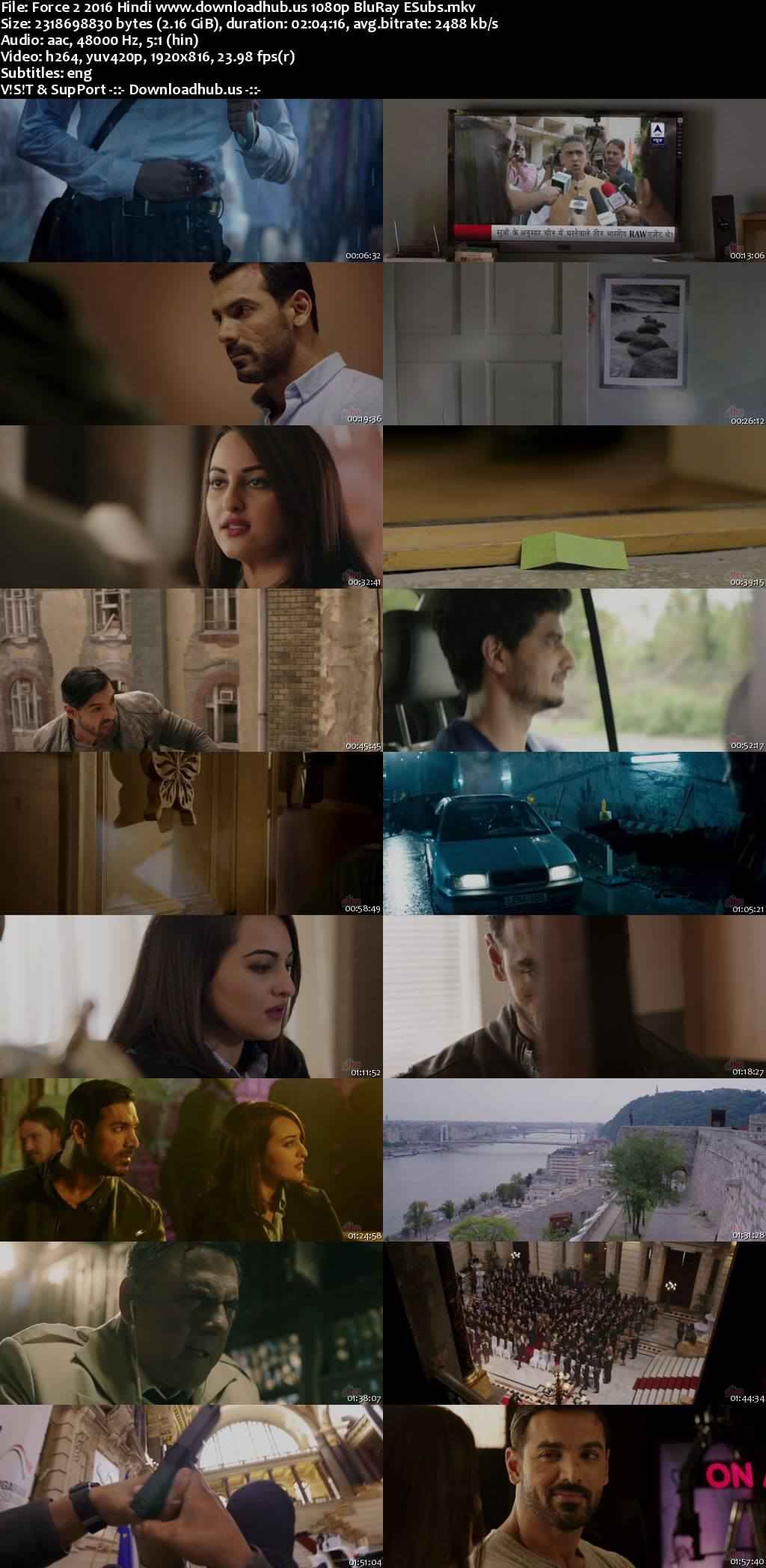 Force 2 2016 Hindi Movie DD5.1 4k 1080p 720p 480p BluRay ESubs x264 HEVC Force 2 2016 Hindi Movie DD5.1 4k 1080p 720p 480p BluRay ESubs x264 HEVC