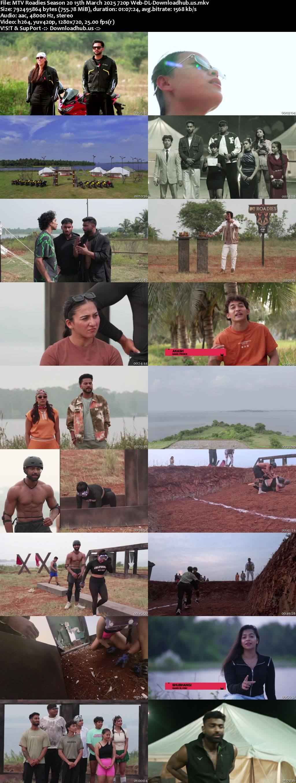 MTV Roadies Season 20 15 March 2025 Episode 19 Web-DL 720p 480p