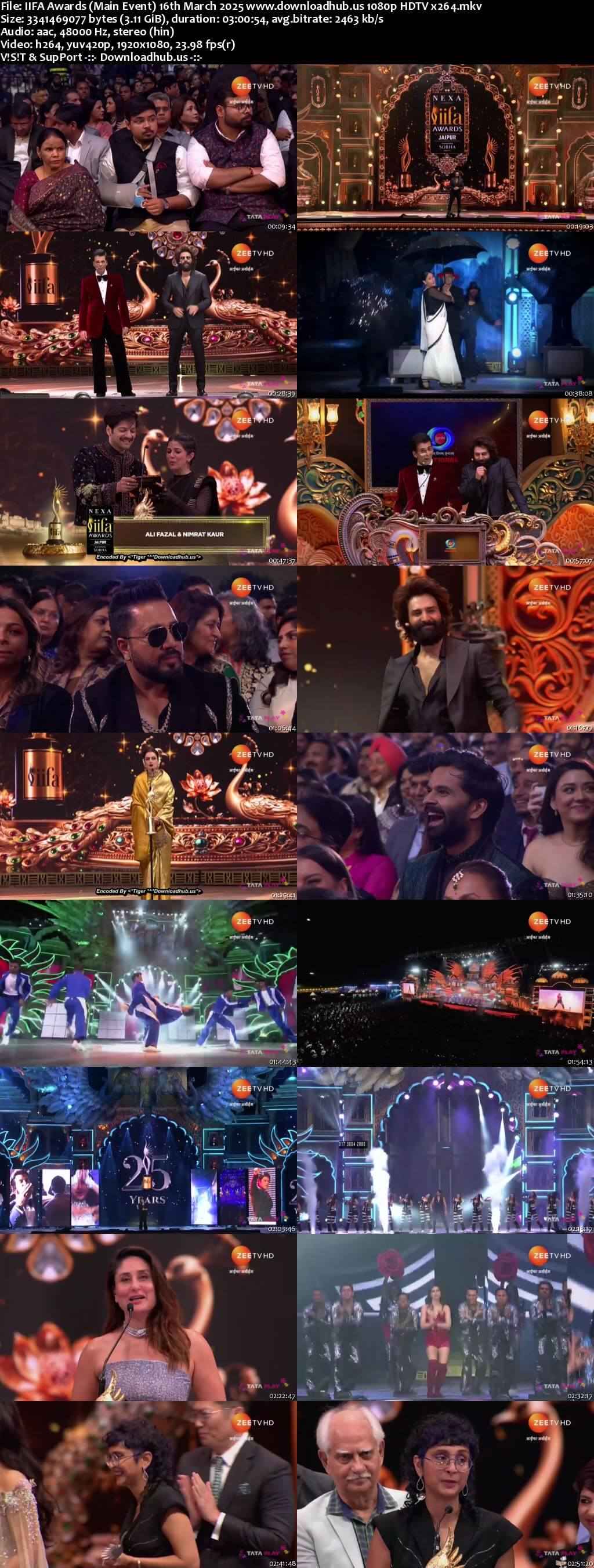 IIFA Awards (Main Event) 16th March 2025 1080p 720p 480p HDTV x264