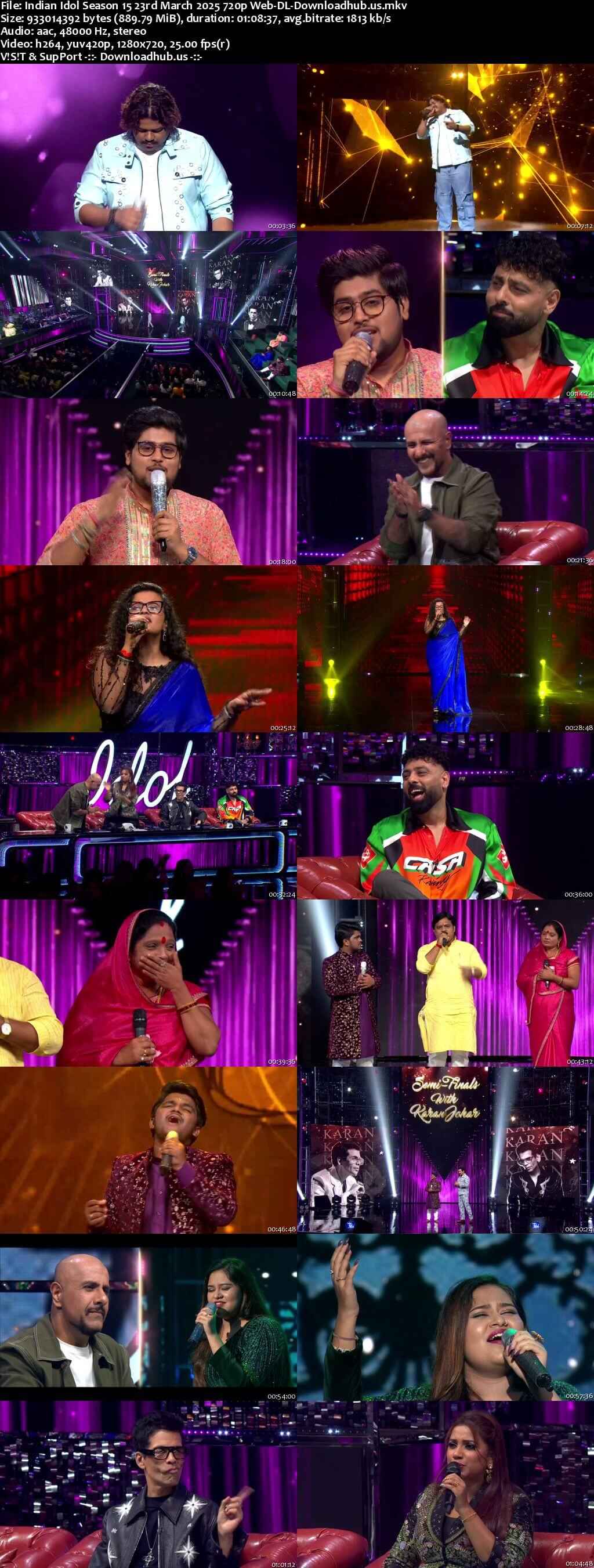 Indian Idol Season 15 23 March 2025 Episode 44 Web-DL 720p 480p