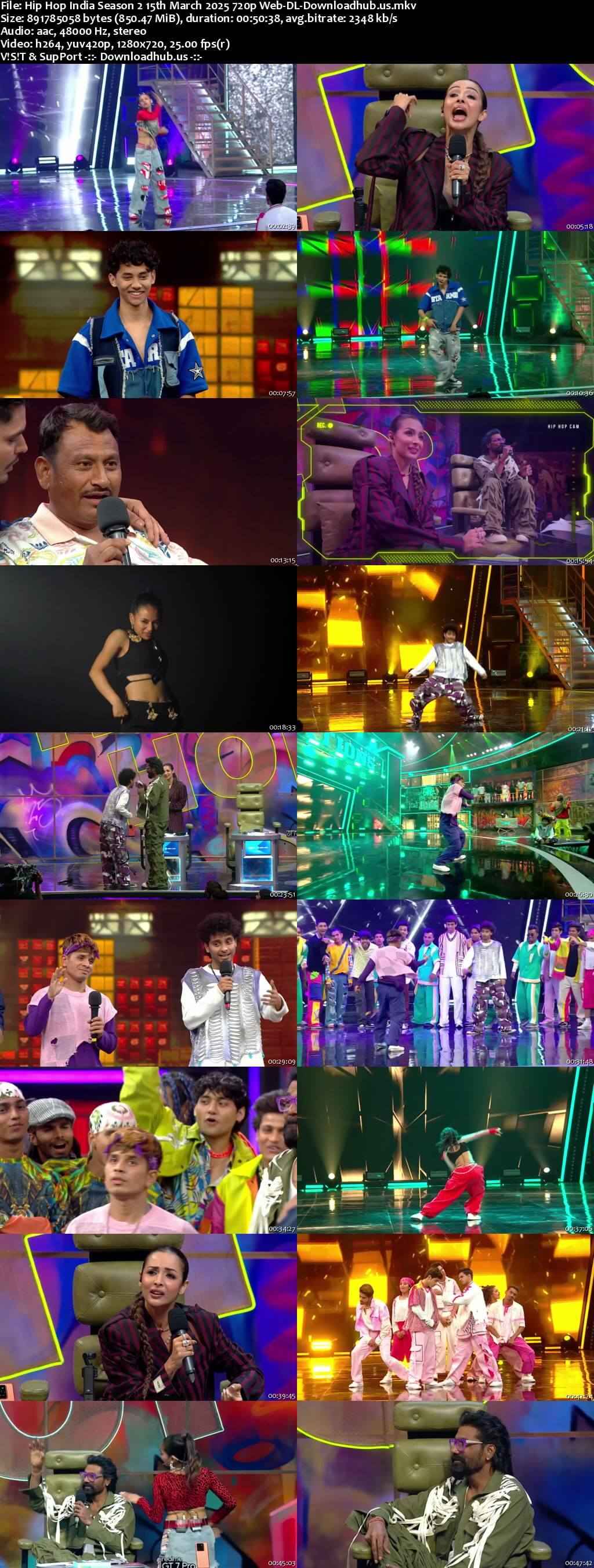 Hip Hop India Season 2 15 March 2025 Episode 2 Web-DL 720p 480p