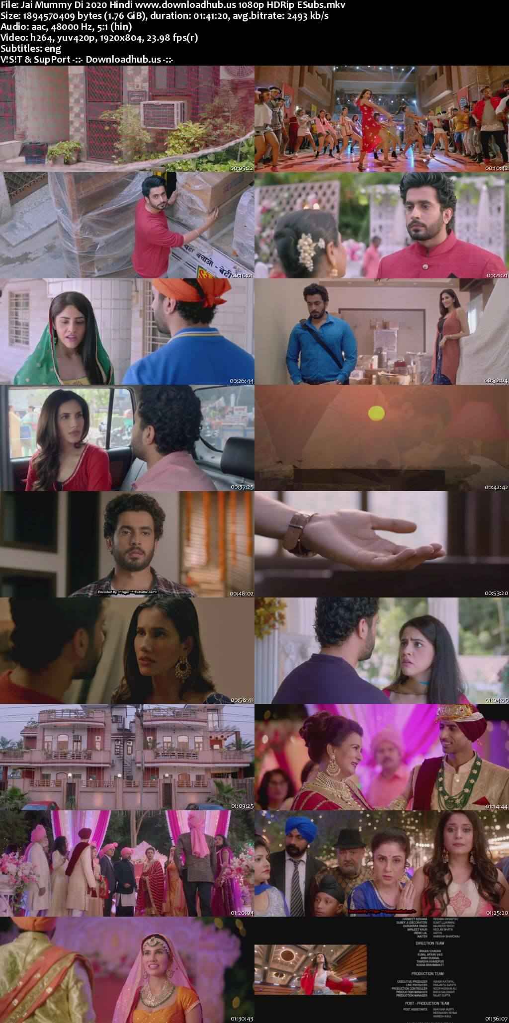 Jai Mummy Di 2020 Hindi Movie DD5.1 1080p 720p 480p HDRip ESubs x264 HEVC