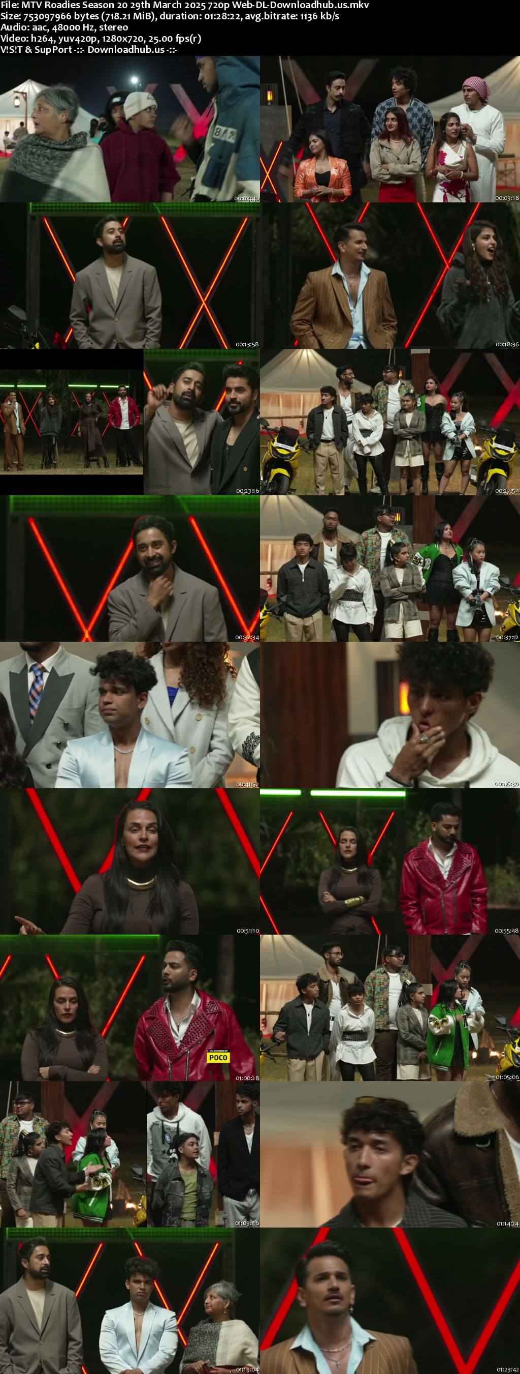 MTV Roadies Season 20 29 March 2025 Episode 23 Web-DL 720p 480p MTV Roadies Season 20 29 March 2025 Episode 23 Web-DL 720p 480p