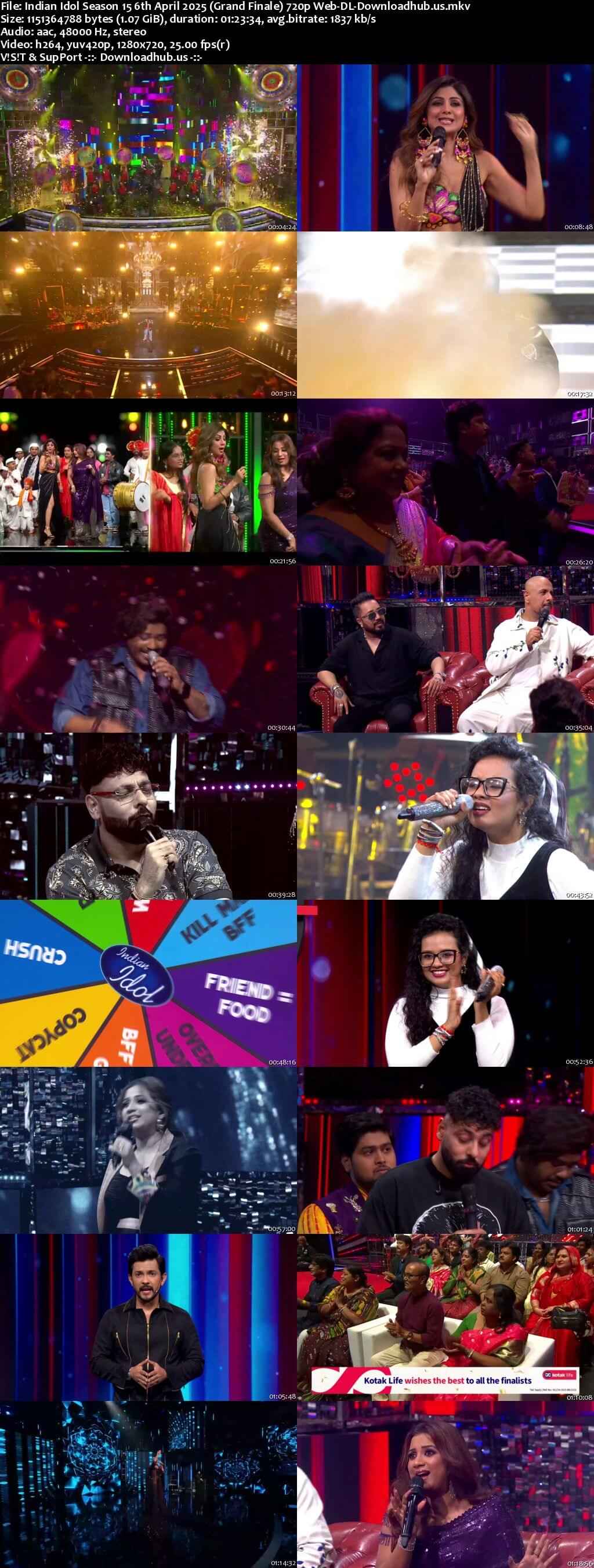 Indian Idol Season 15 6 April 2025 Fianle Episode Web-DL 720p 480p