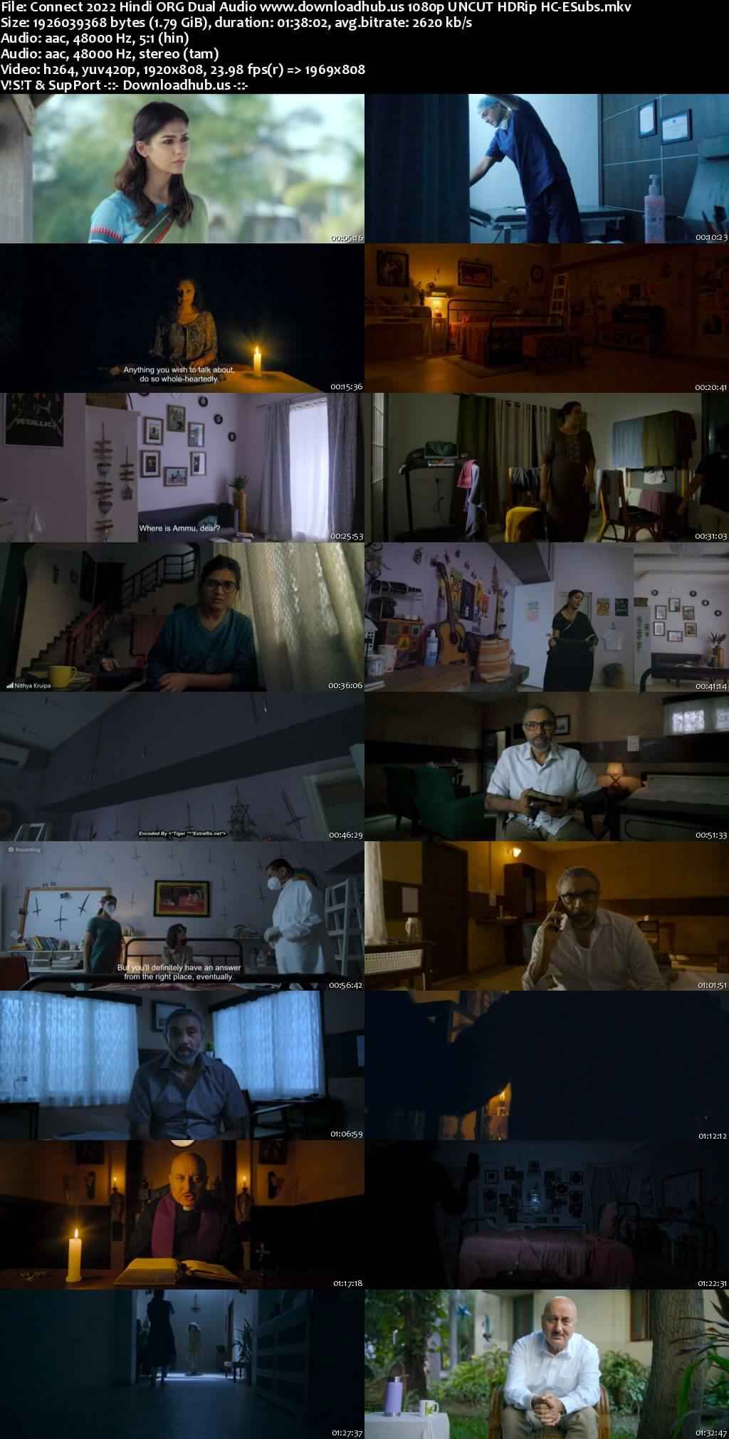 Connect 2022 Hindi ORG Dual Audio Movie DD2.0 1080p 720p 480p UNCUT HDRip HC-ESubs x264 HEVC