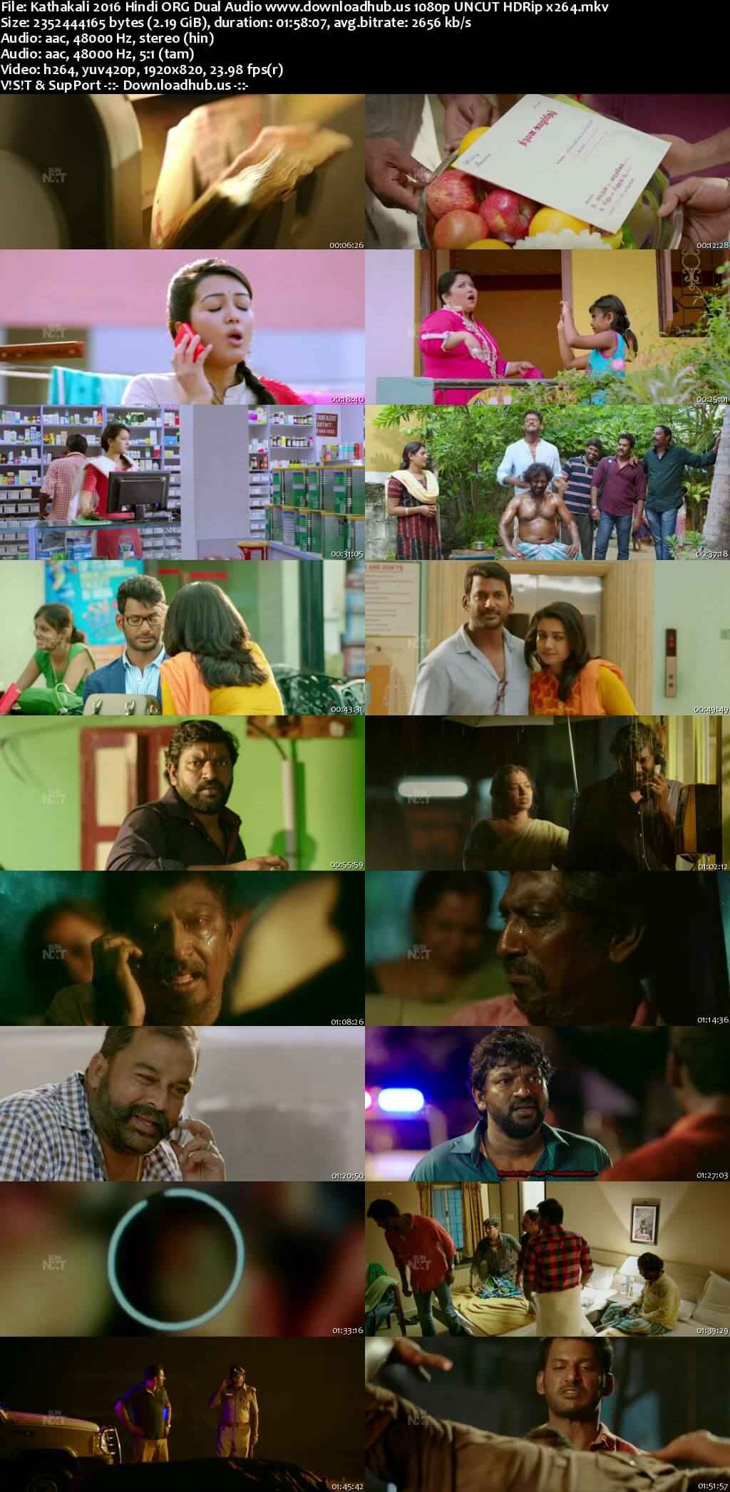 Kathakali 2016 Hindi ORG Dual Audio Movie DD2.0 1080p 720p 480p UNCUT HDRip x264 HEVC