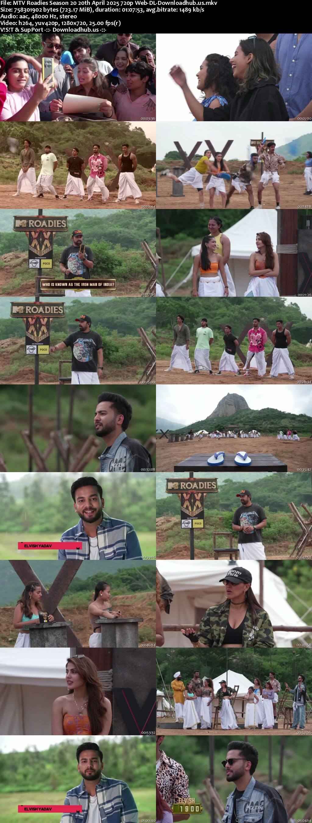 MTV Roadies Season 20 20 April 2025 Episode 30 Web-DL 720p 480p