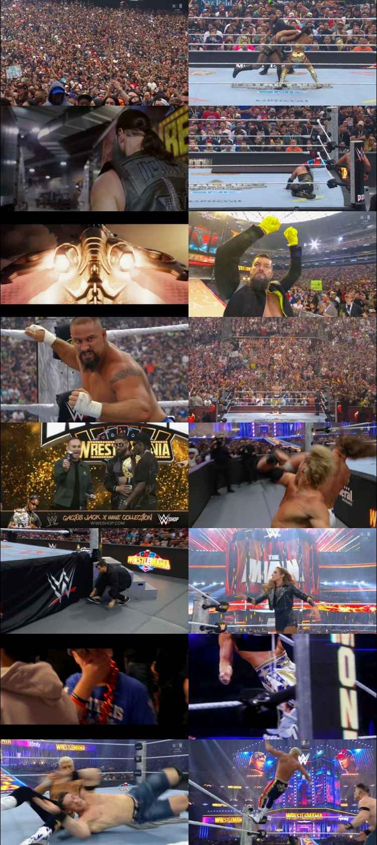 WWE WrestleMania 41 20th April 2025 1080p 720p 550MB WEBRip 480p