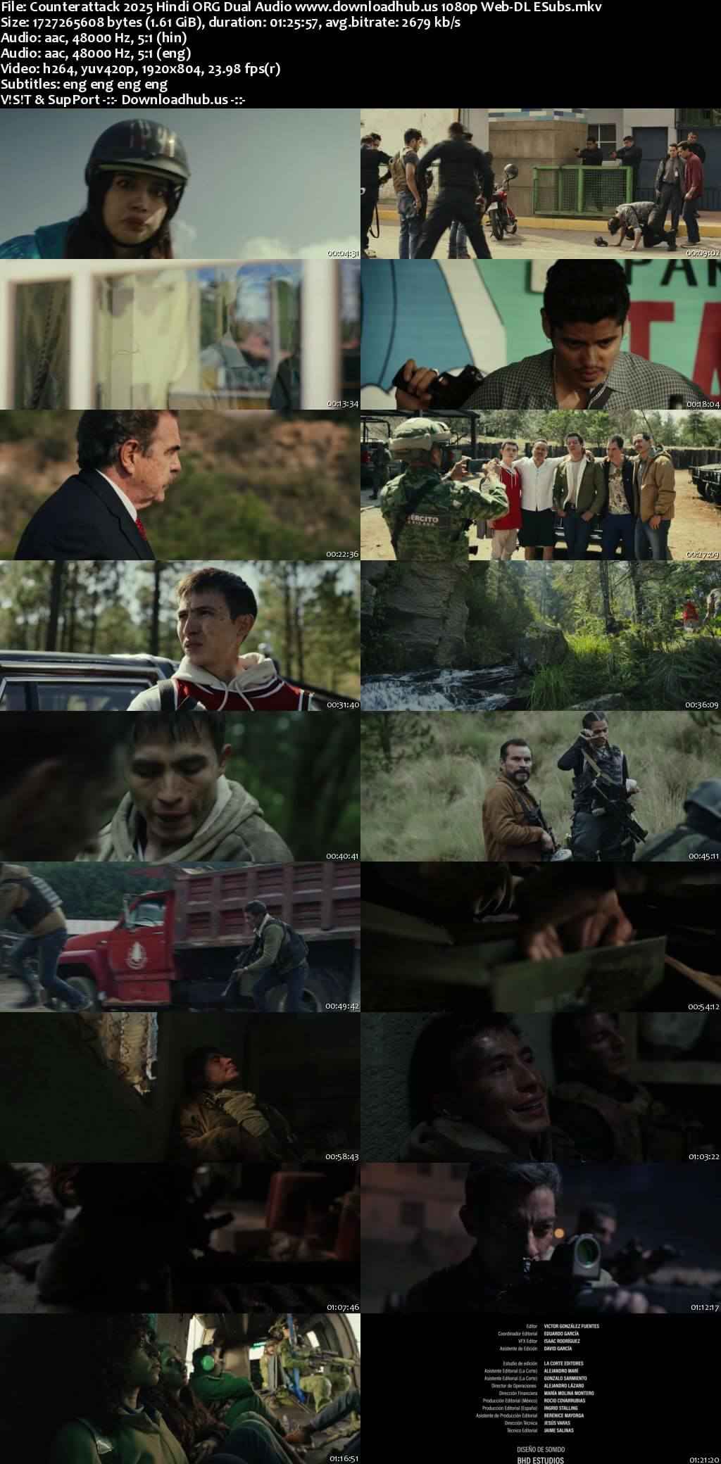 Counterattack 2025 Hindi ORG Dual Audio Movie DD5.1 1080p 720p 480p Web-DL ESubs x264 HEVC
