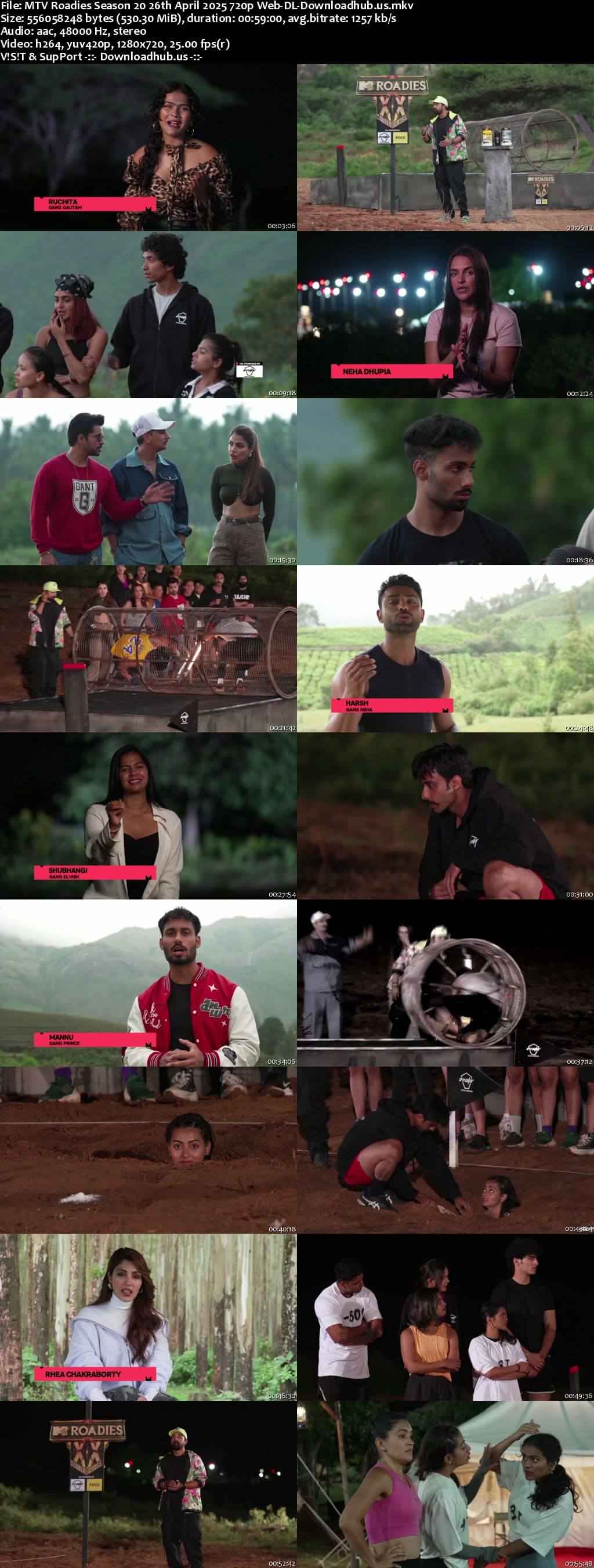 MTV Roadies Season 20 26 April 2025 Episode 31 Web-DL 720p 480p