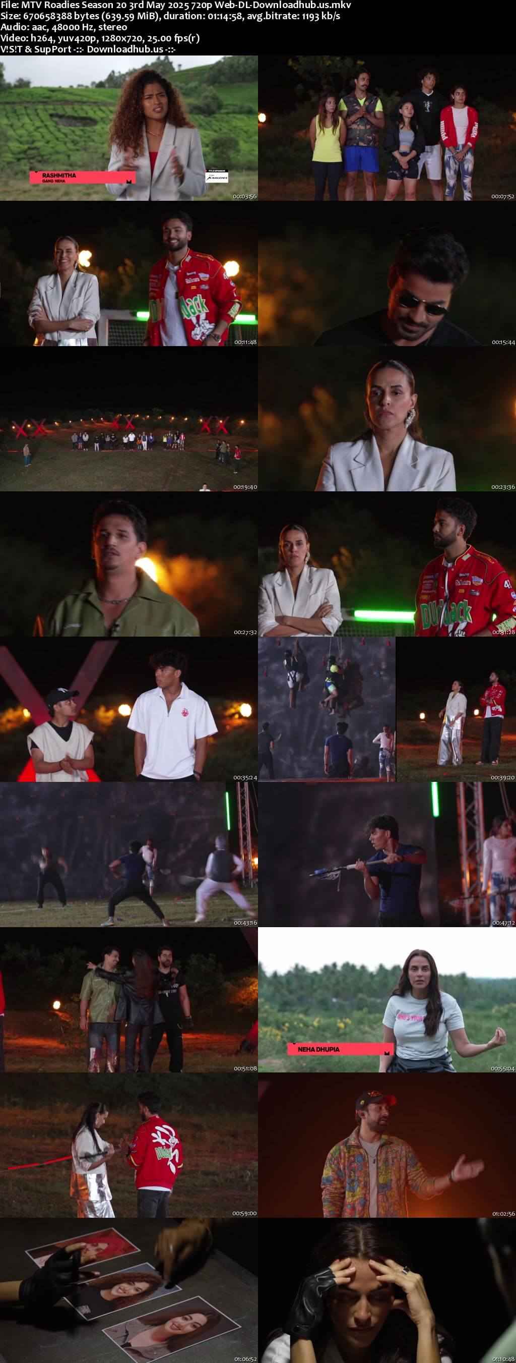 MTV Roadies Season 20 3 May 2025 Episode 33 Web-DL 720p 480p