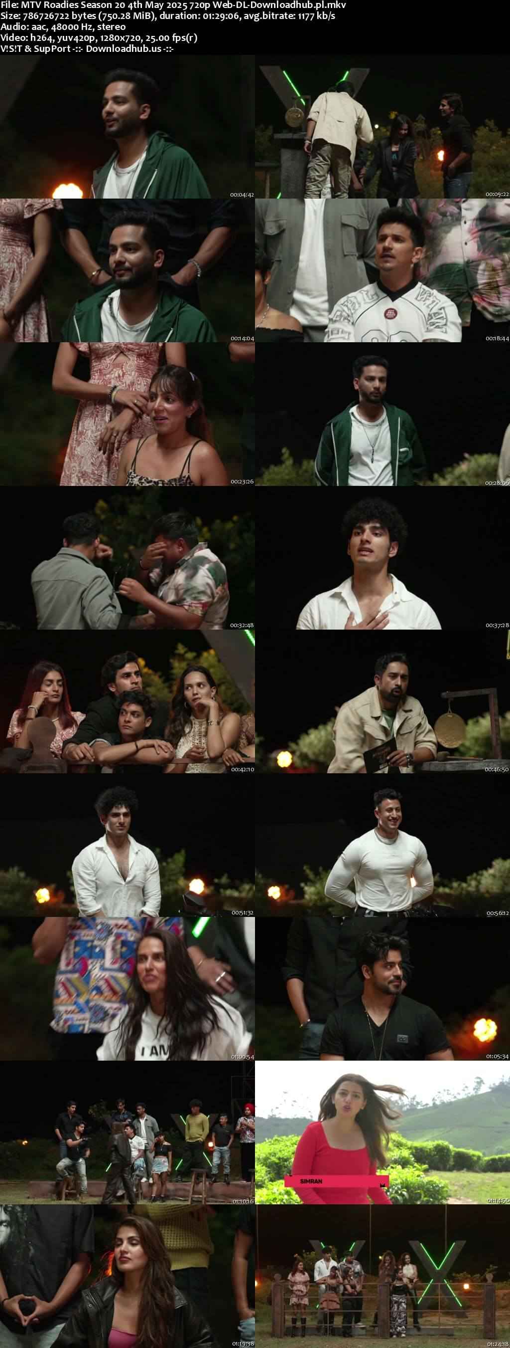 MTV Roadies Season 20 4 May 2025 Episode 34 Web-DL 720p 480p