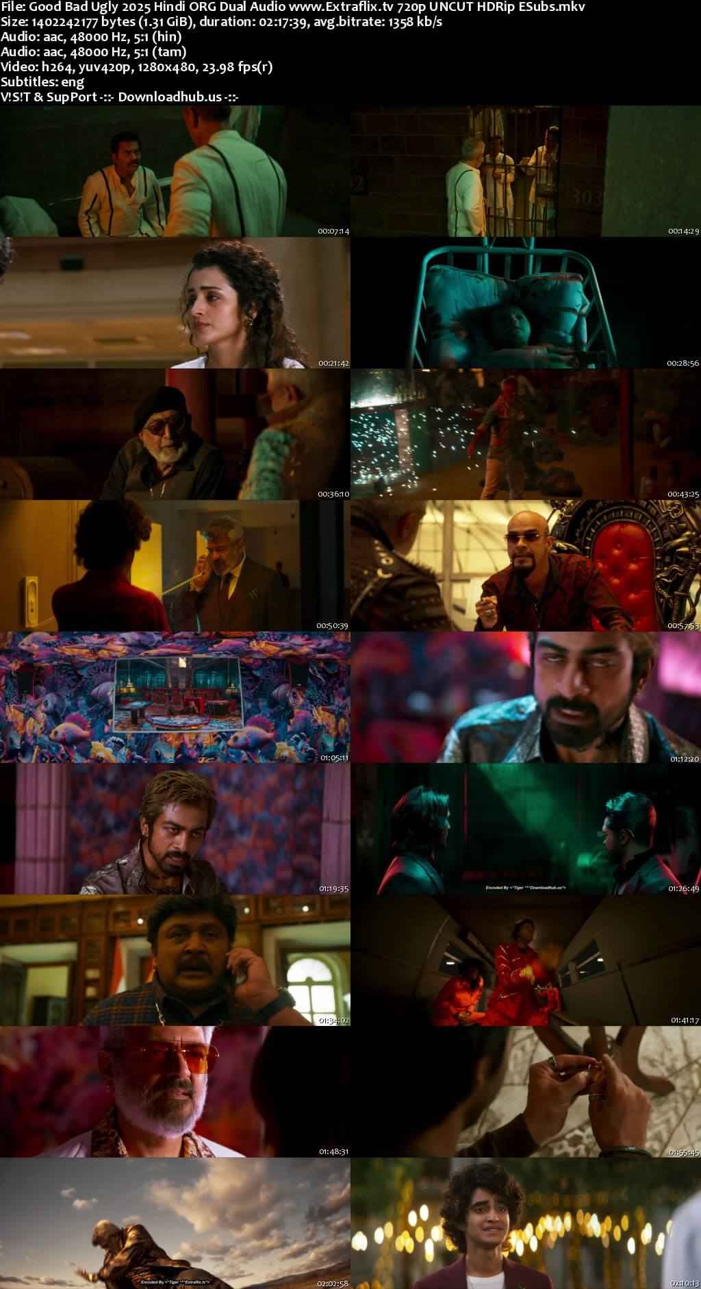 Good Bad Ugly 2025 Hindi ORG Dual Audio Movie DD5.1 1080p 720p 480p UNCUT HDRip ESubs x264 HEVC