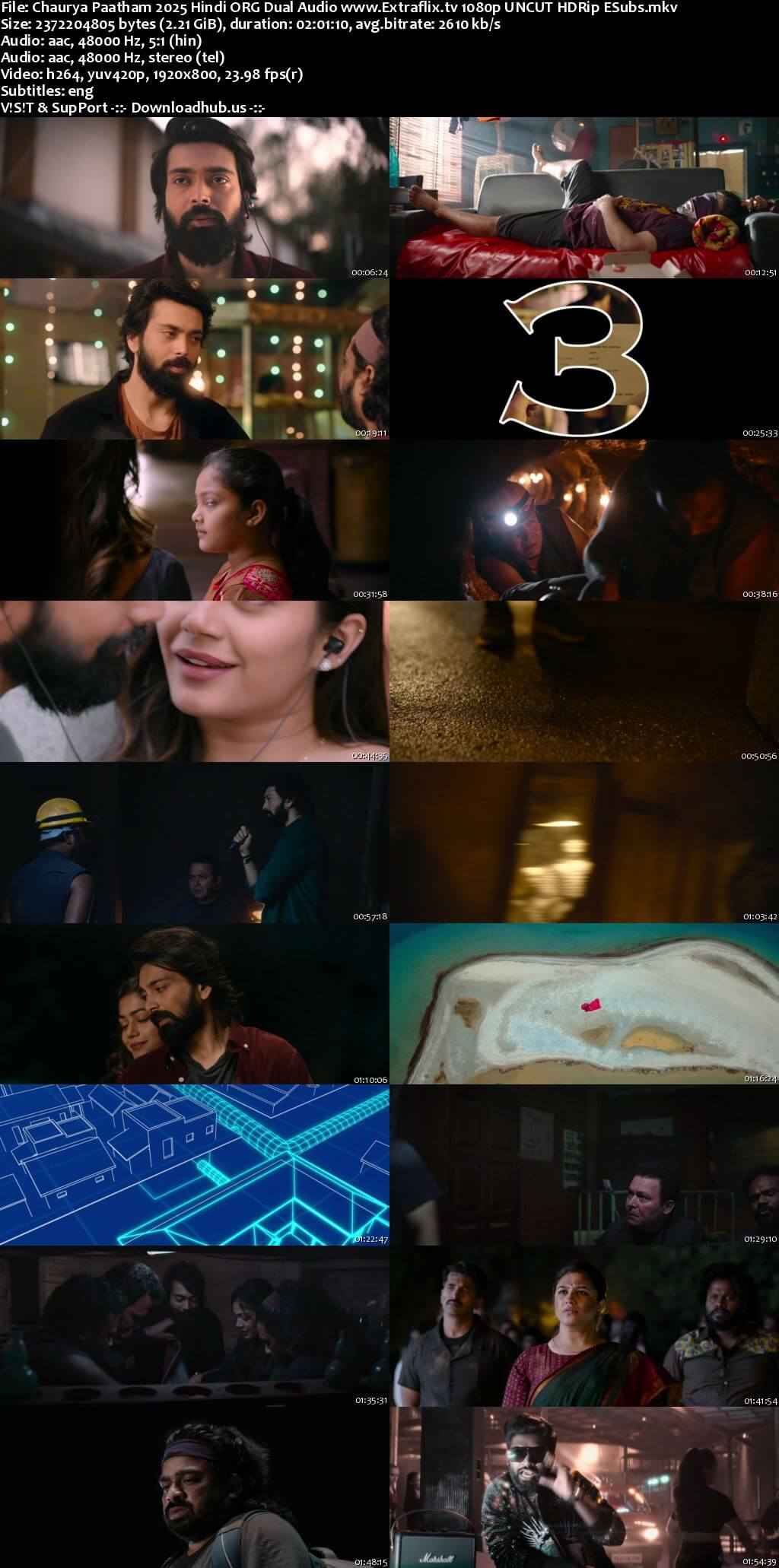 Chaurya Paatham 2025 Hindi ORG Dual Audio Movie DD5.1 1080p 720p 480p UNCUT HDRip ESubs HEVC