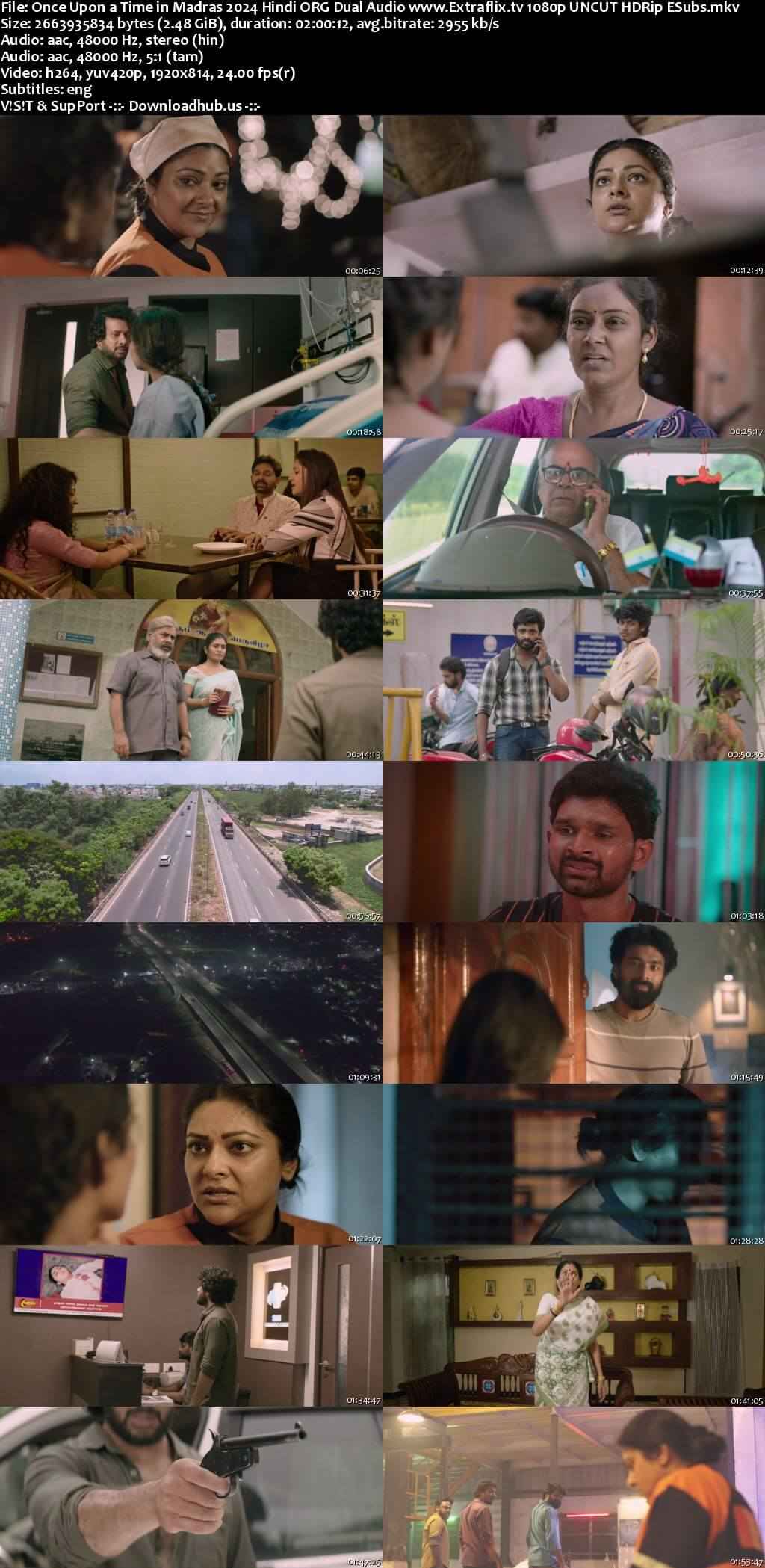 Once Upon a Time in Madras 2024 Hindi ORG Dual Audio Movie DD2.0 1080p 720p 480p UNCUT HDRip ESubs x264 HEVC Once Upon a Time in Madras 2024 Hindi ORG Dual Audio Movie DD2.0 1080p 720p 480p UNCUT HDRip ESubs x264 HEVC