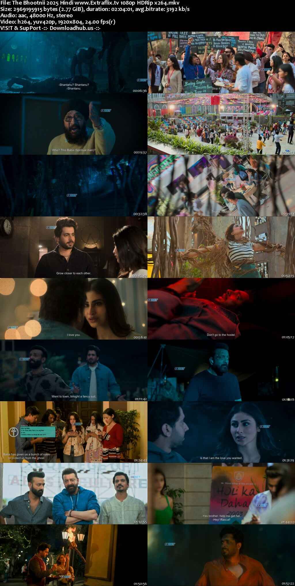 The Bhootnii 2025 Hindi Movie DD2.0 1080p 720p 480p HDRip x264 HEVC