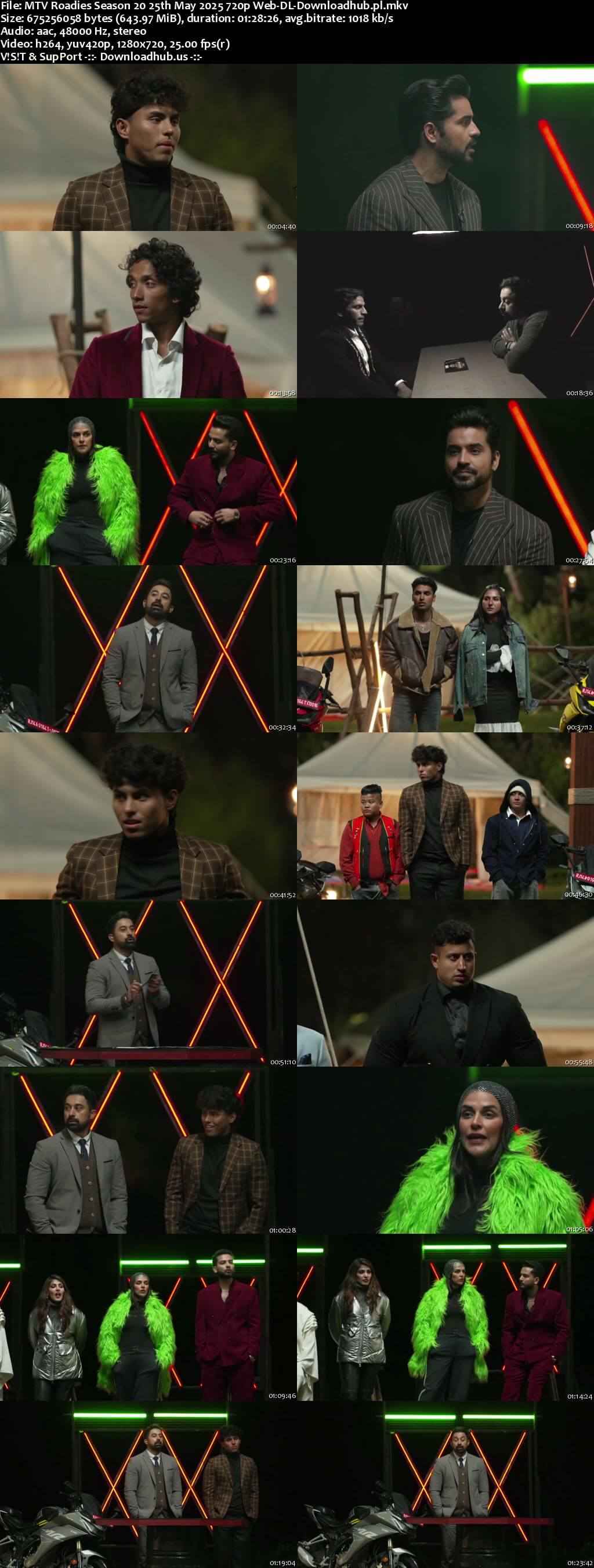 MTV Roadies Season 20 25 May 2025 Episode 40 Web-DL 720p 480p