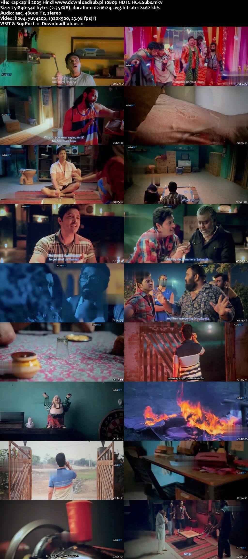 Kapkapiii 2025 Hindi Movie 1080p 720p 480p HDTC HC-ESubs x264 HEVC