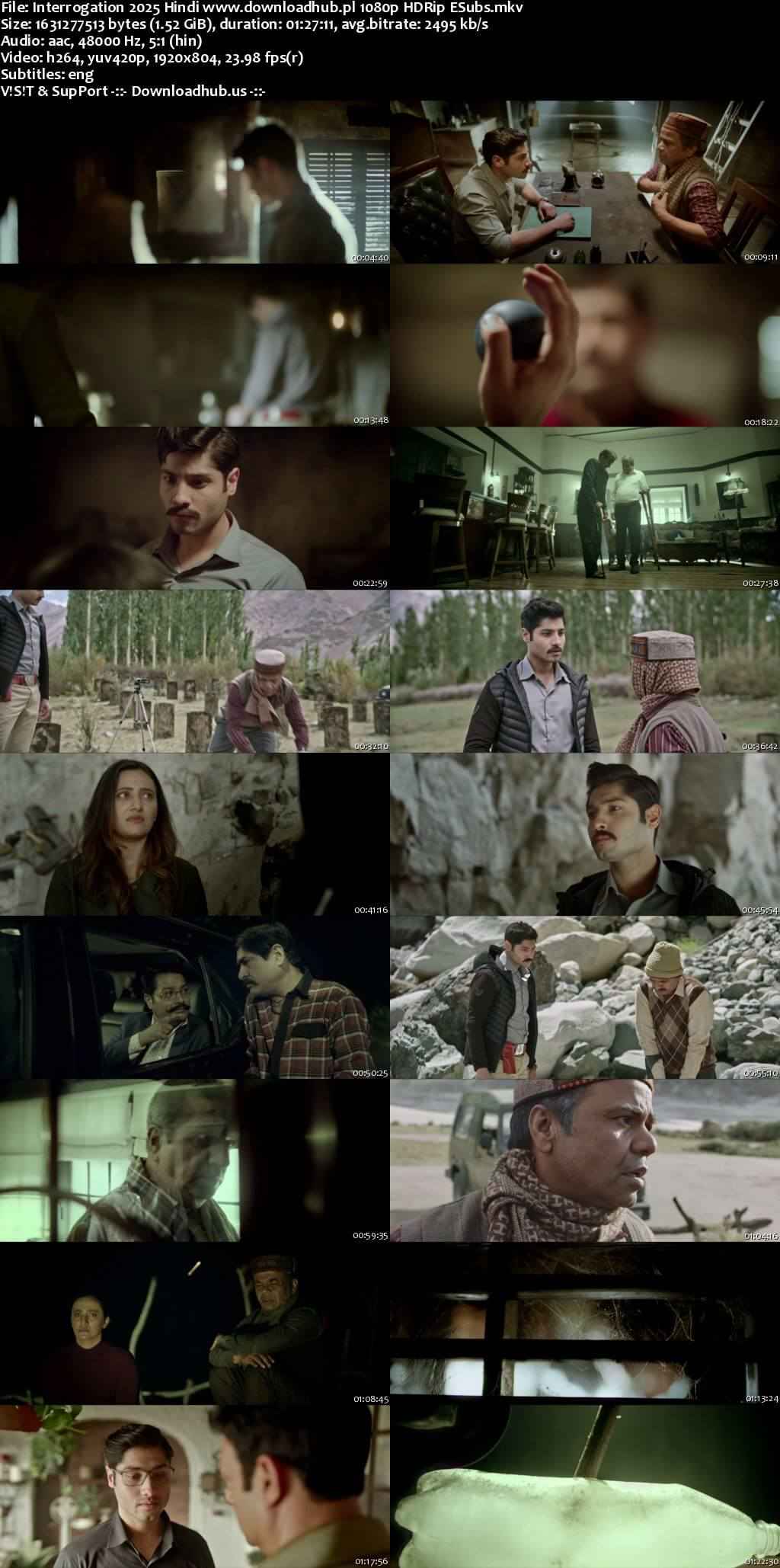 Interrogation 2025 Hindi Movie DD5.1 4k 1080p 720p 480p HDRip ESubs x264 HEVC