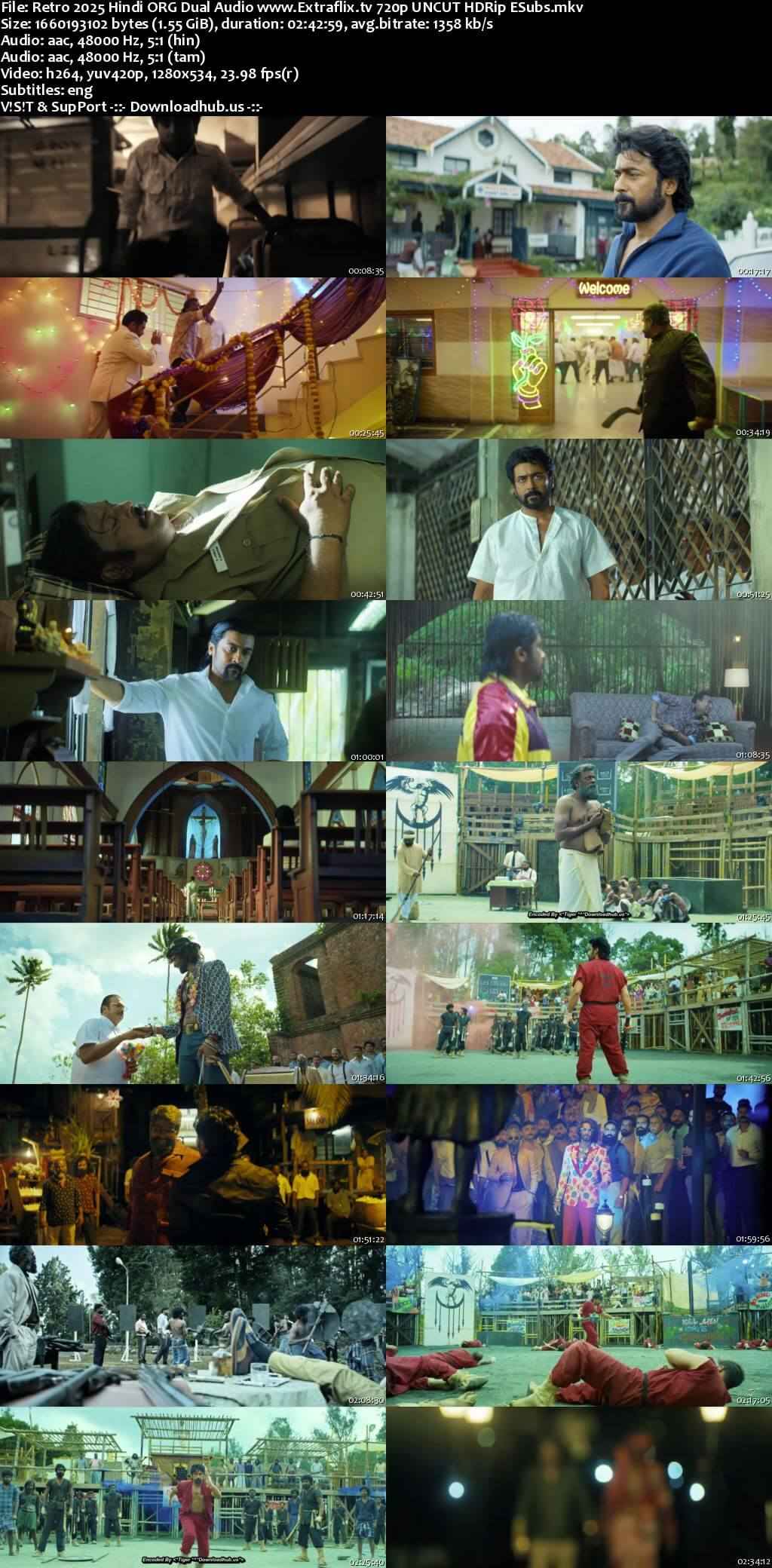 Retro 2025 Hindi ORG Dual Audio Movie DD5.1 4k 1080p 720p 480p UNCUT HDRip ESubs x264 HEVC Retro 2025 Hindi ORG Dual Audio Movie DD5.1 4k 1080p 720p 480p UNCUT HDRip ESubs x264 HEVC
