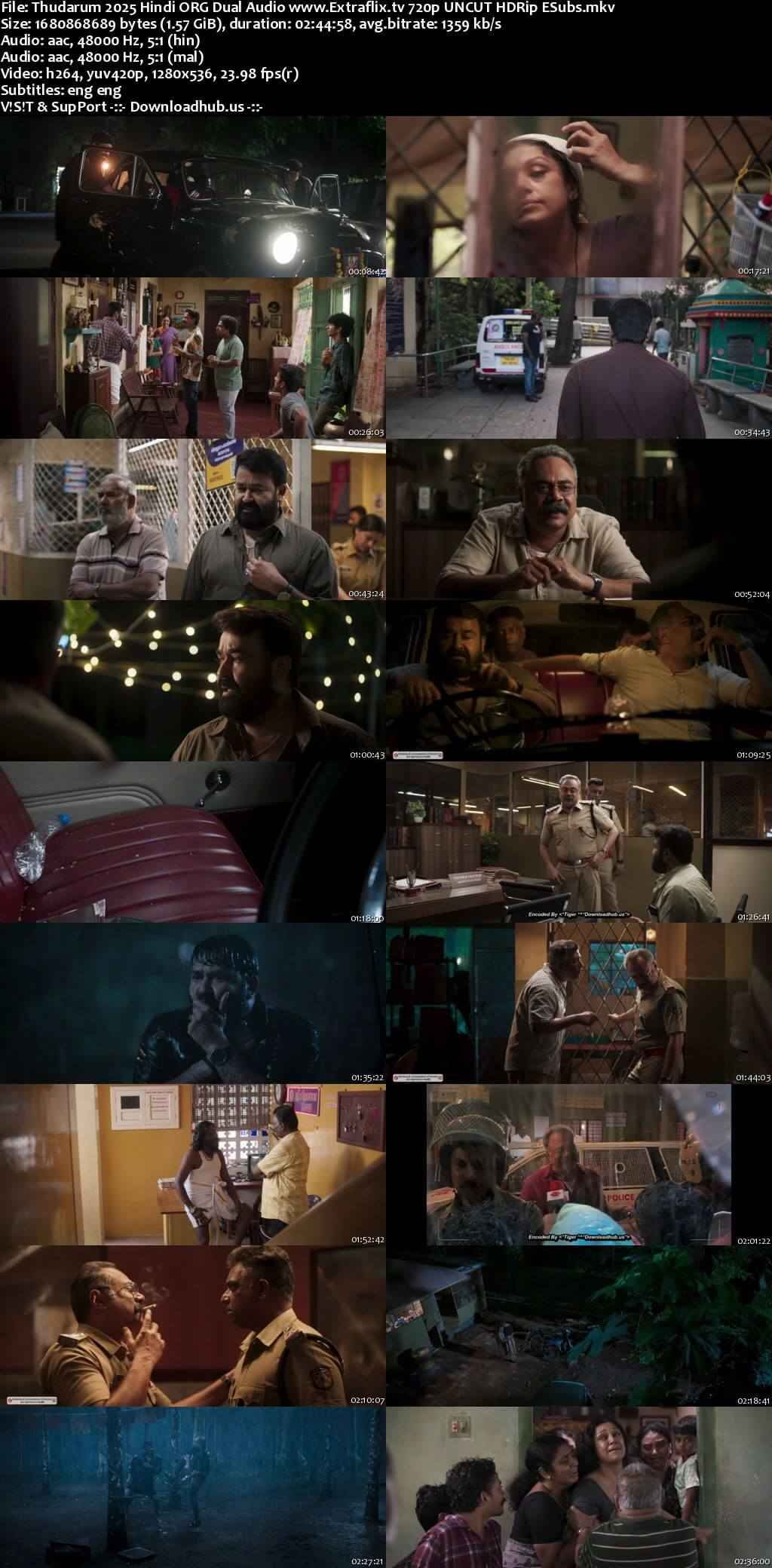 Thudarum 2025 Hindi ORG Dual Audio Movie DD5.1 4k 1080p 720p 480p UNCUT HDRip ESubs x264 HEVC Thudarum 2025 Hindi ORG Dual Audio Movie DD5.1 4k 1080p 720p 480p UNCUT HDRip ESubs x264 HEVC